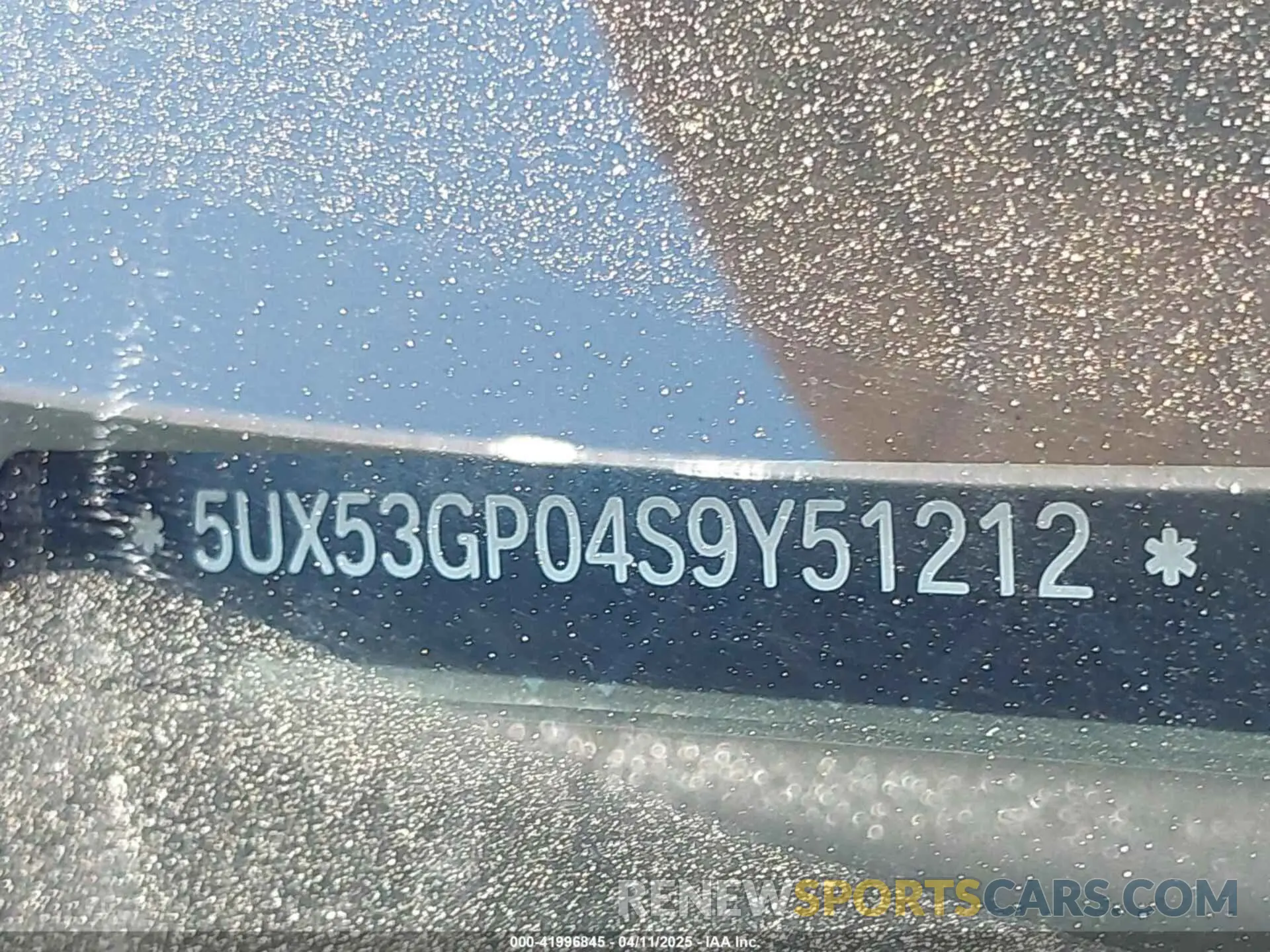 9 fotografías del automóvil dañado 5UX53GP04S9Y51212 BMW X3 2025