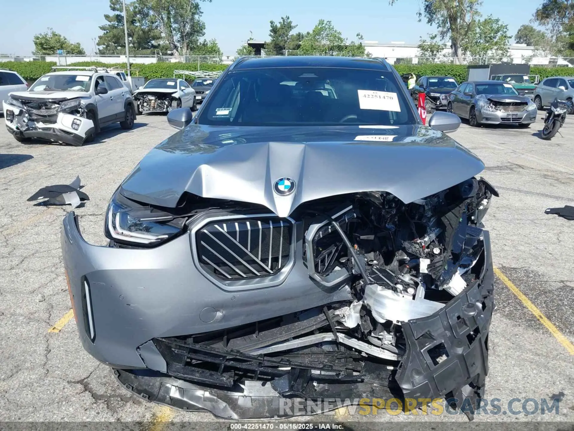 12 fotografías del automóvil dañado 5UX53GP09S9Y90216 BMW X3 2025