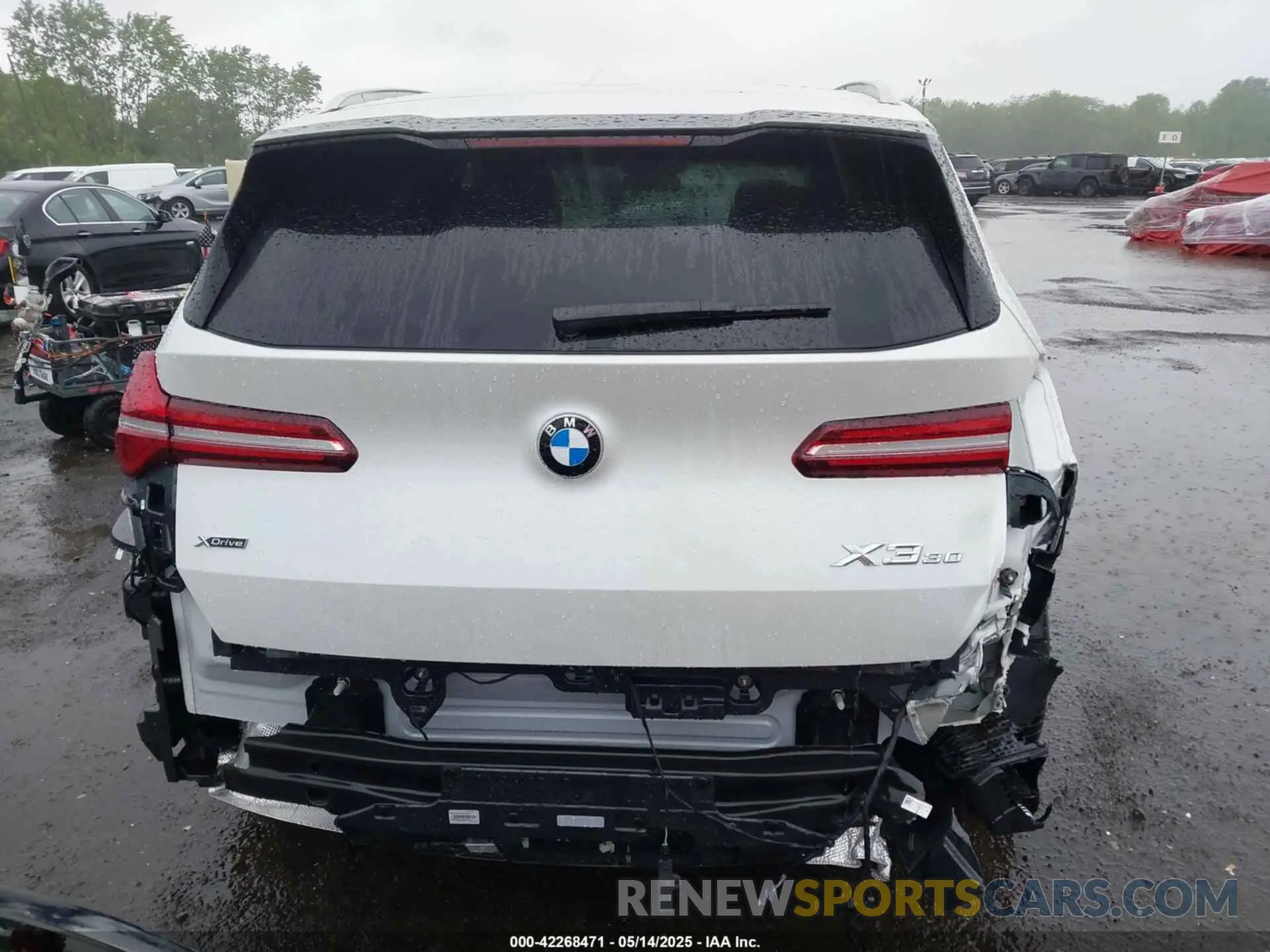 16 fotografías del automóvil dañado 5UX53GP09S9Z87528 BMW X3 2025