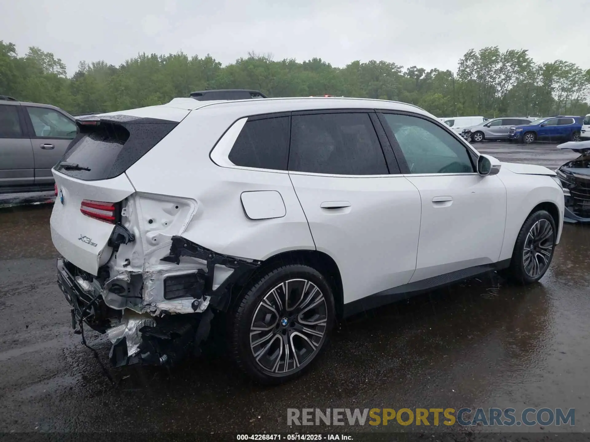 6 fotografías del automóvil dañado 5UX53GP09S9Z87528 BMW X3 2025