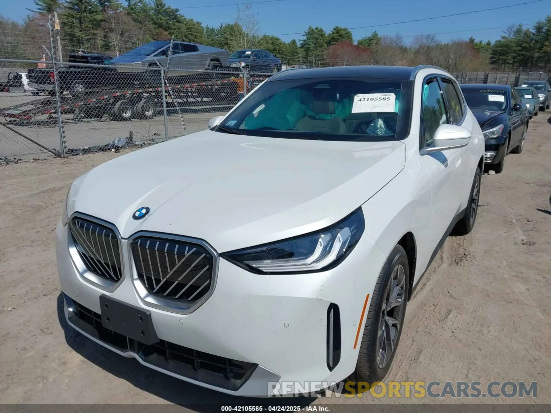 2 fotografías del automóvil dañado 5UX53GP0XS9012293 BMW X3 2025