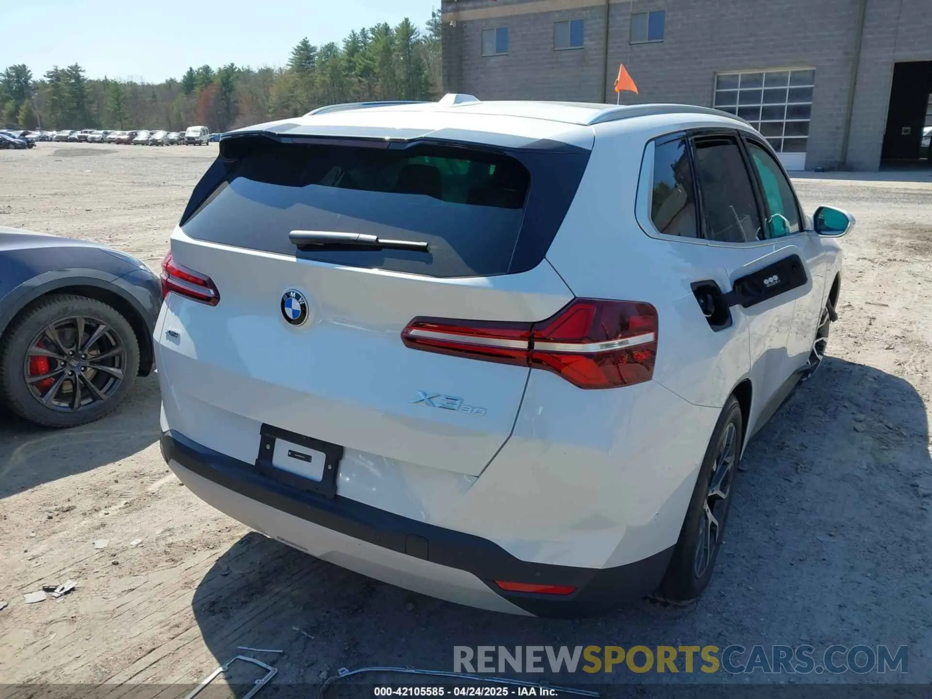4 fotografías del automóvil dañado 5UX53GP0XS9012293 BMW X3 2025