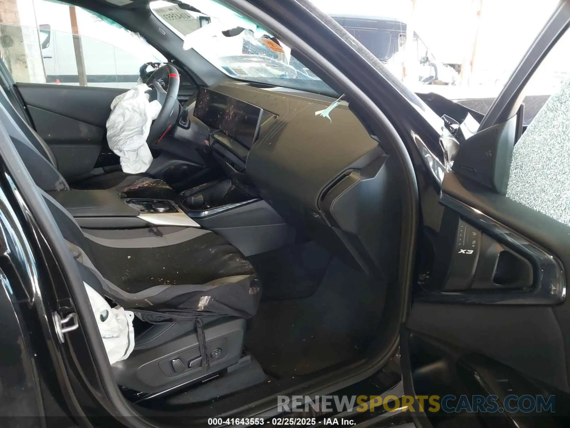 5 fotografías del automóvil dañado 5UX73GP06S9Y73124 BMW X3 2025