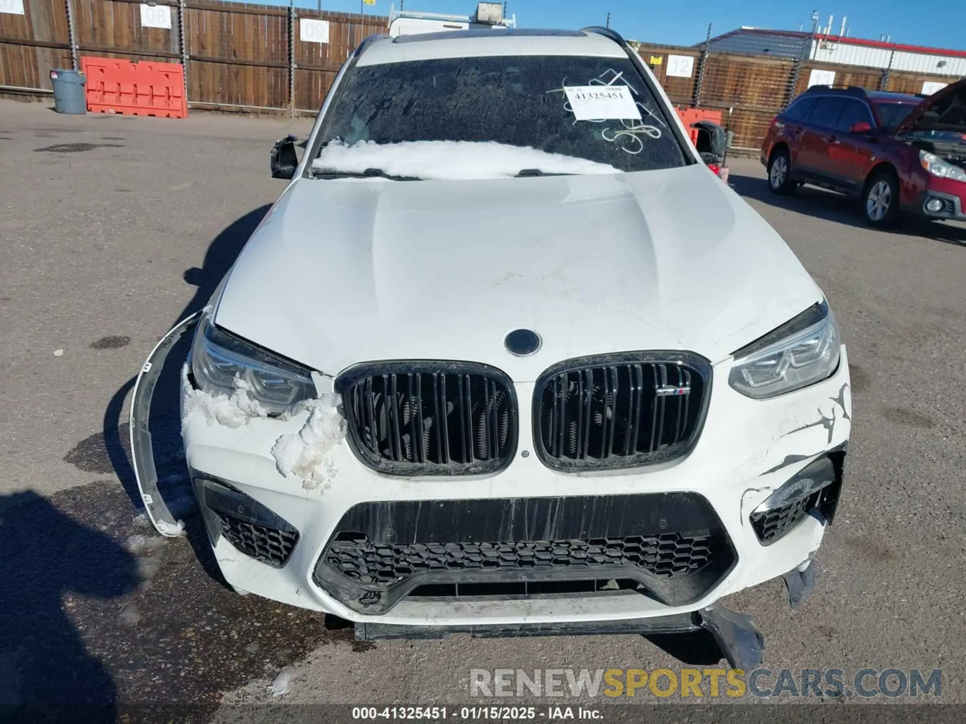 12 fotografías del automóvil dañado 5YMTS0C00LLT10307 BMW X3 M 2020