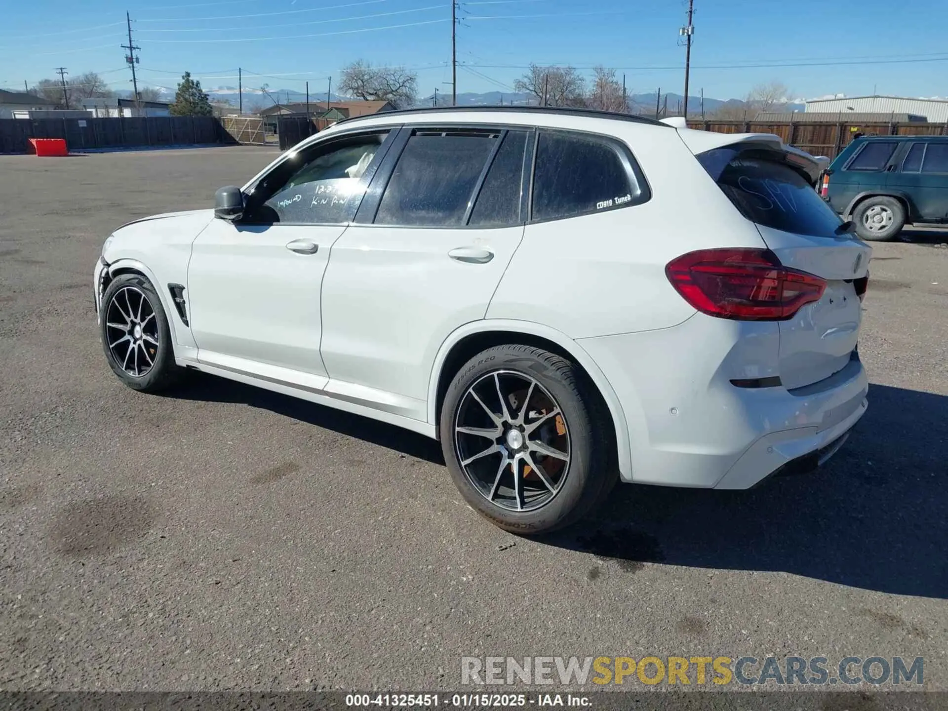 3 fotografías del automóvil dañado 5YMTS0C00LLT10307 BMW X3 M 2020