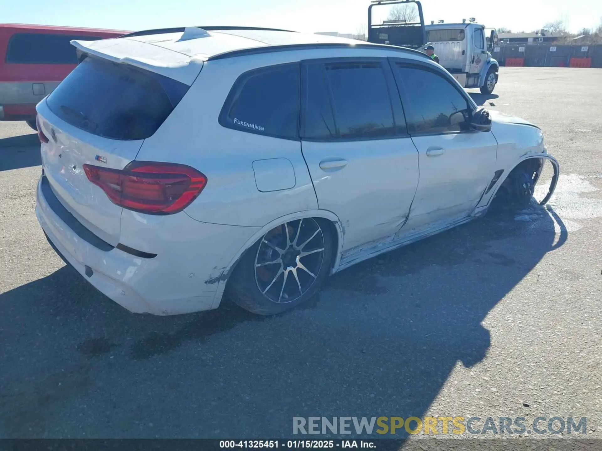 4 fotografías del automóvil dañado 5YMTS0C00LLT10307 BMW X3 M 2020