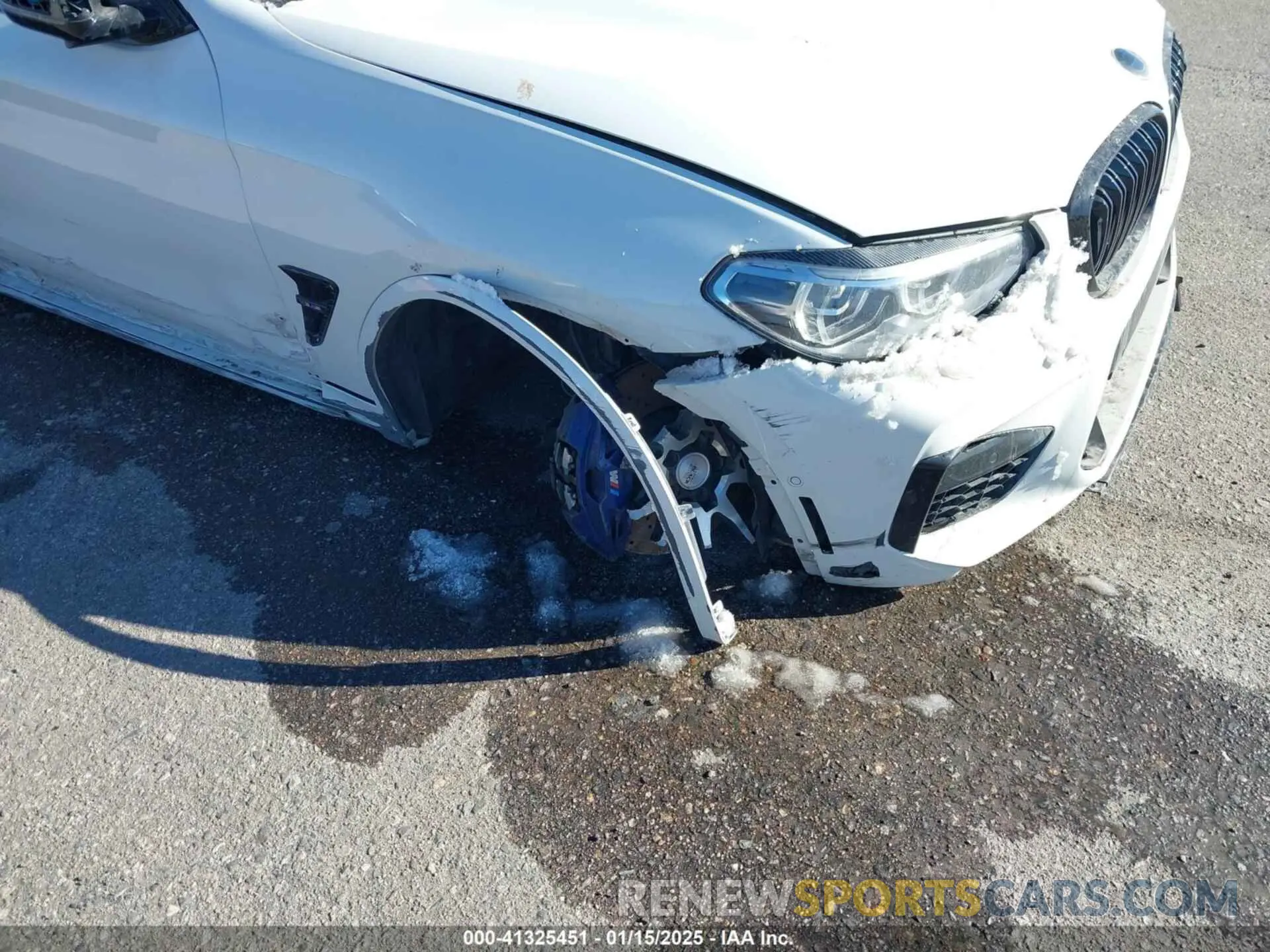 6 fotografías del automóvil dañado 5YMTS0C00LLT10307 BMW X3 M 2020
