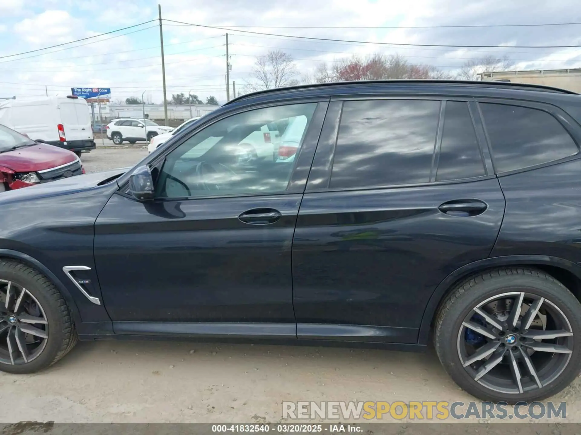14 fotografías del automóvil dañado 5YMTS0C01L9B31645 BMW X3 M 2020