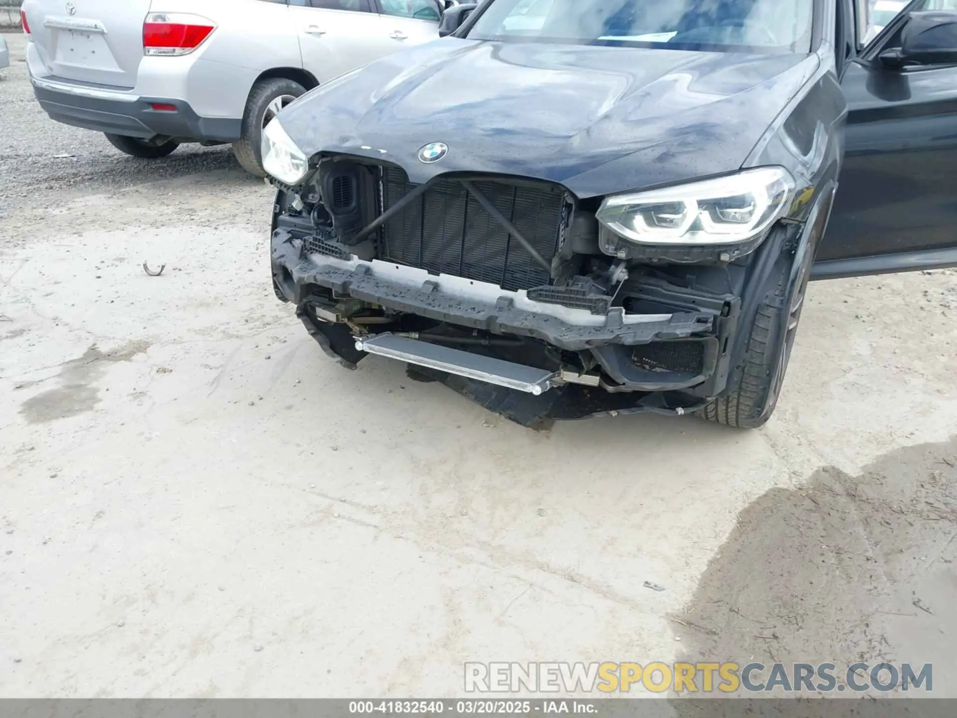 6 fotografías del automóvil dañado 5YMTS0C01L9B31645 BMW X3 M 2020