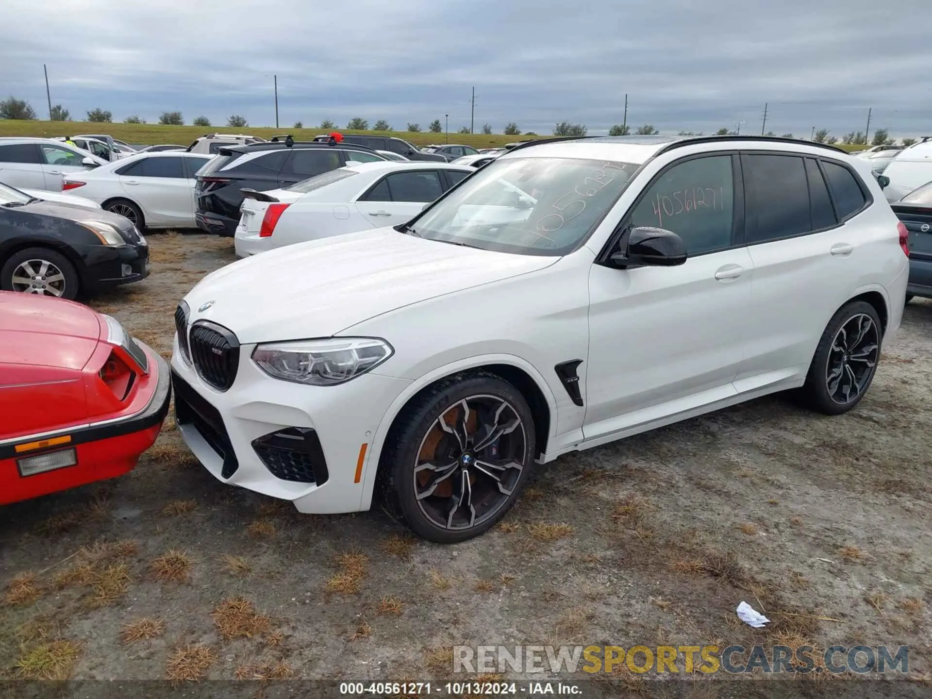 2 fotografías del automóvil dañado 5YMTS0C01LLT11157 BMW X3 M 2020