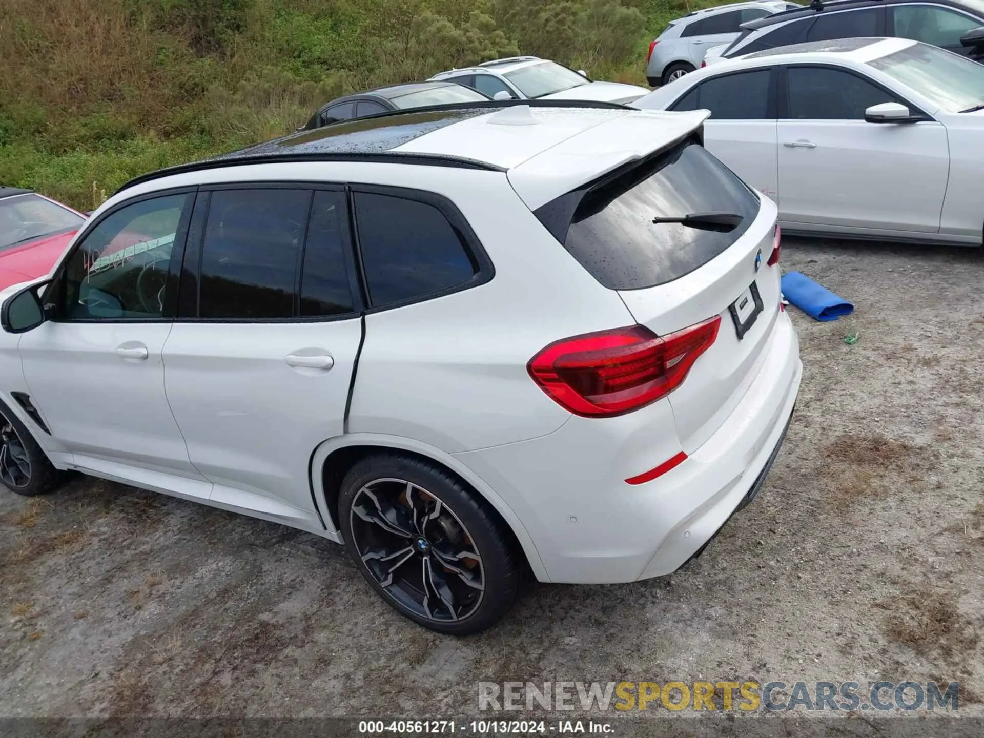 3 fotografías del automóvil dañado 5YMTS0C01LLT11157 BMW X3 M 2020