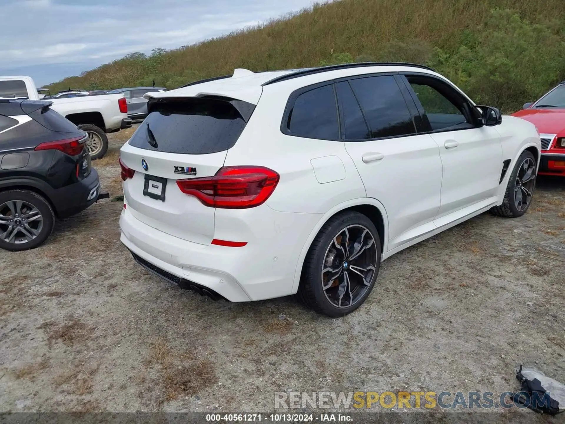 4 fotografías del automóvil dañado 5YMTS0C01LLT11157 BMW X3 M 2020