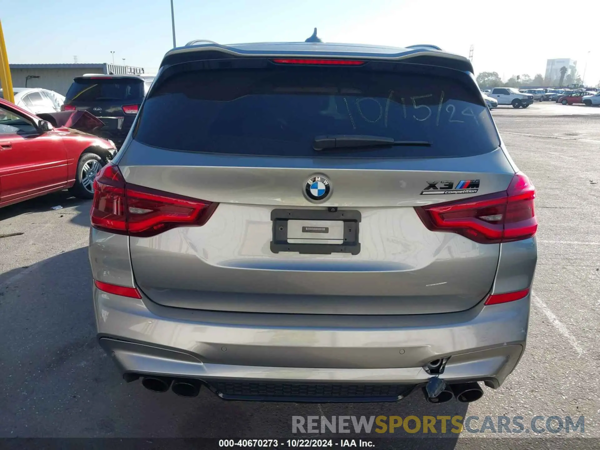 15 fotografías del automóvil dañado 5YMTS0C02LLA57753 BMW X3 M 2020