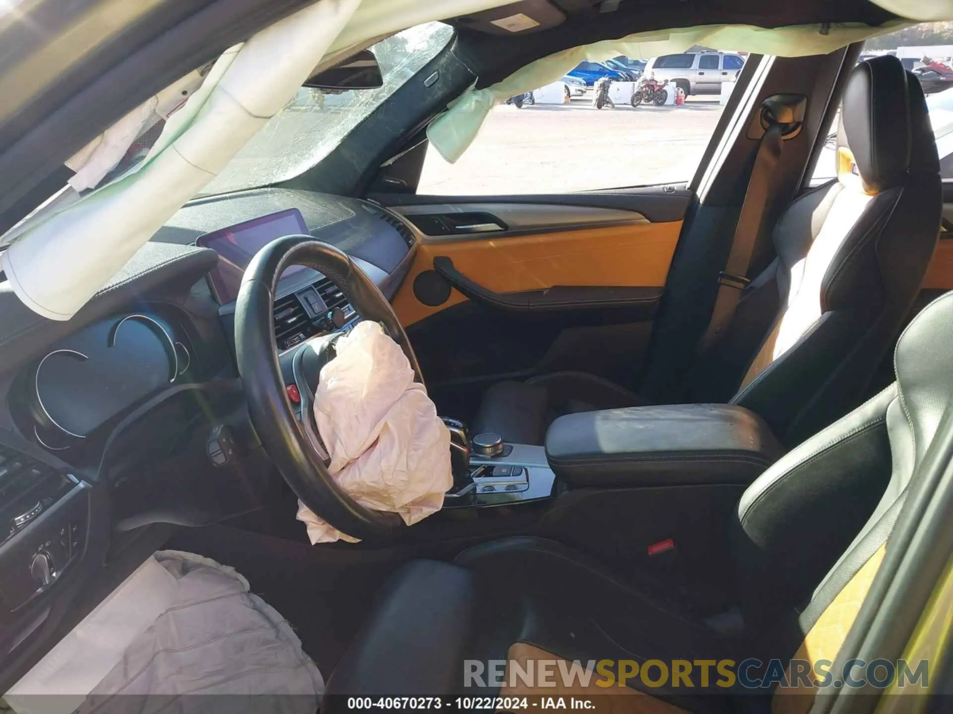 5 fotografías del automóvil dañado 5YMTS0C02LLA57753 BMW X3 M 2020