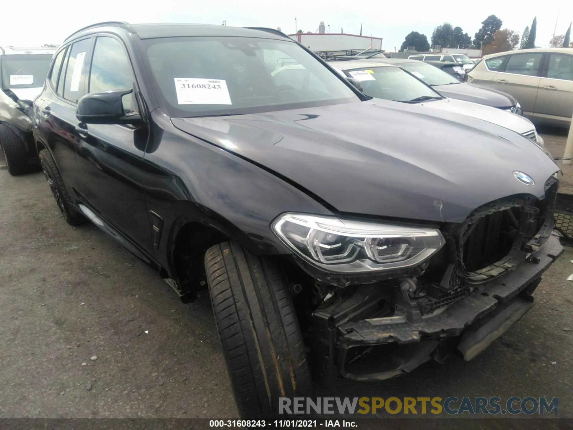 1 fotografías del automóvil dañado 5YMTS0C02LLT10552 BMW X3 M 2020