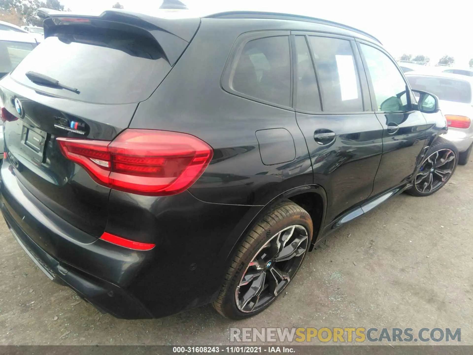 4 fotografías del automóvil dañado 5YMTS0C02LLT10552 BMW X3 M 2020
