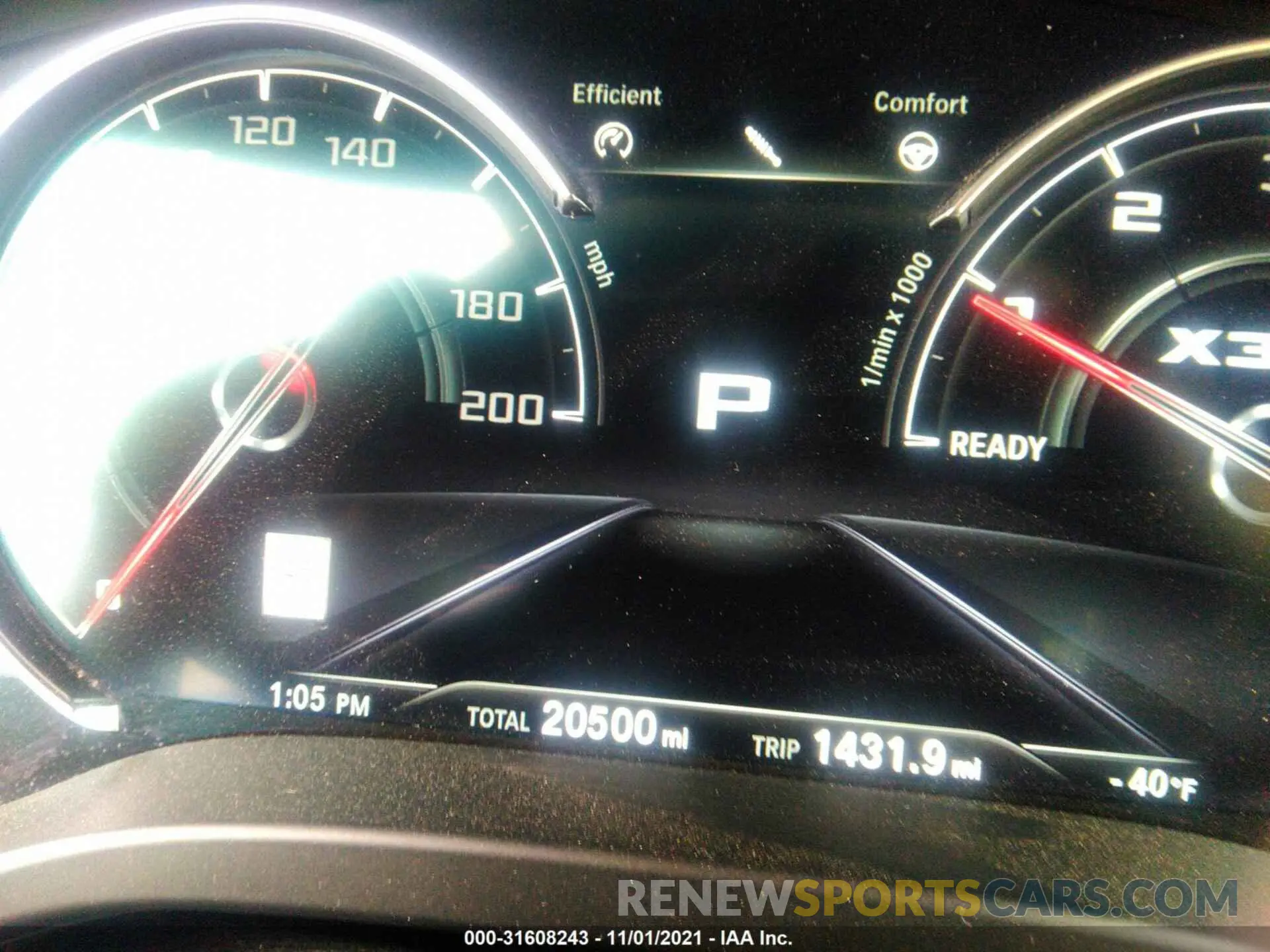 7 fotografías del automóvil dañado 5YMTS0C02LLT10552 BMW X3 M 2020