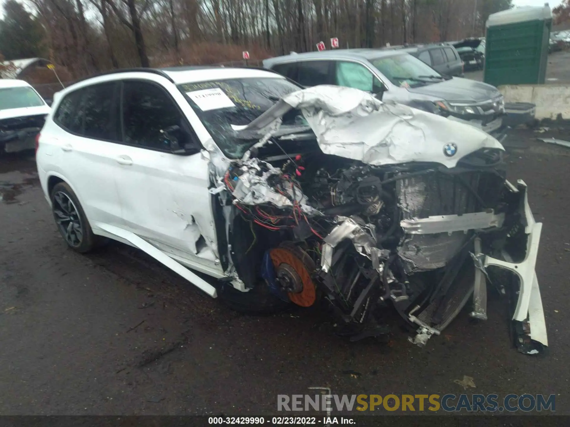 1 fotografías del automóvil dañado 5YMTS0C03L9B31789 BMW X3 M 2020