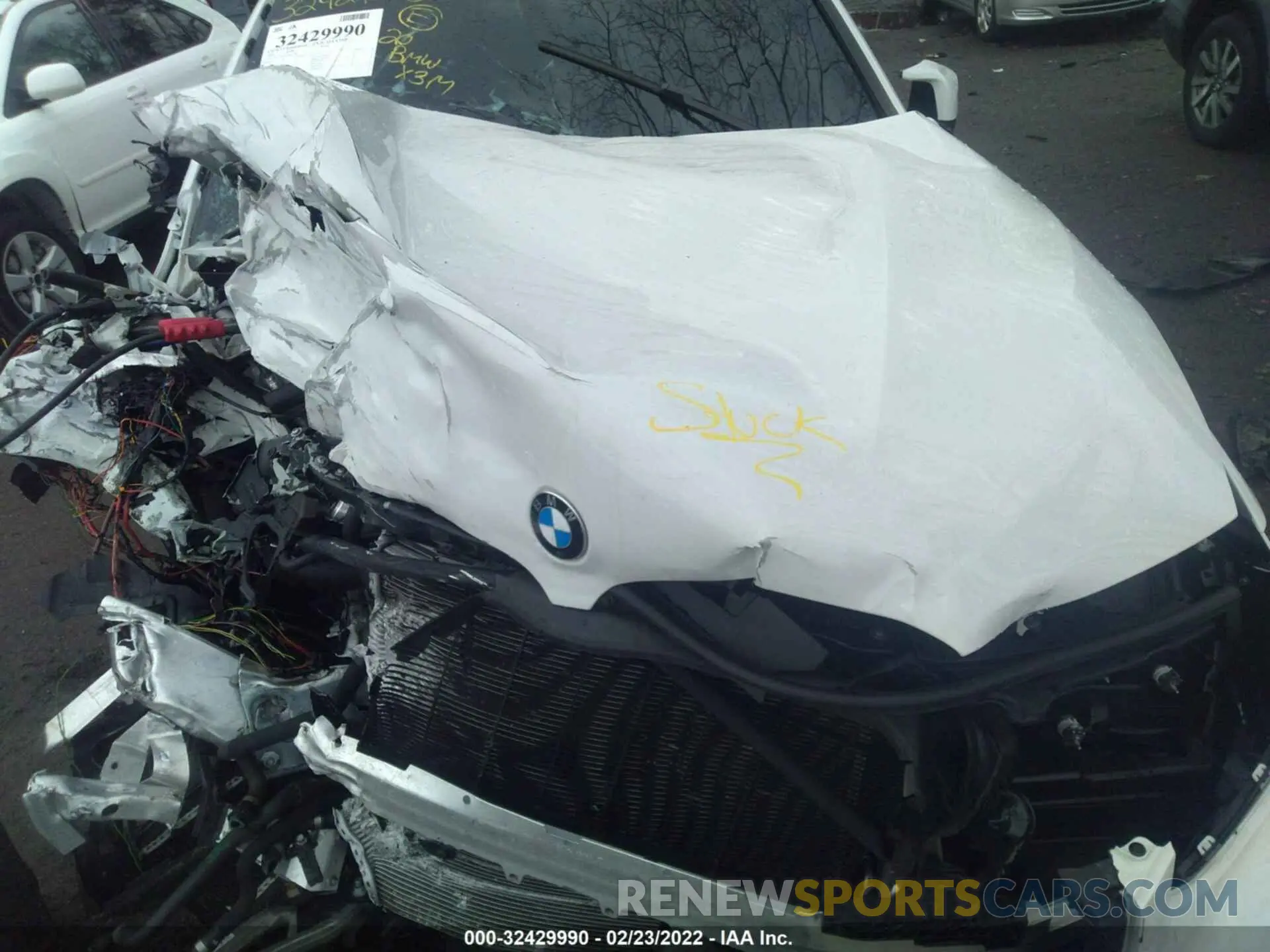 10 fotografías del automóvil dañado 5YMTS0C03L9B31789 BMW X3 M 2020
