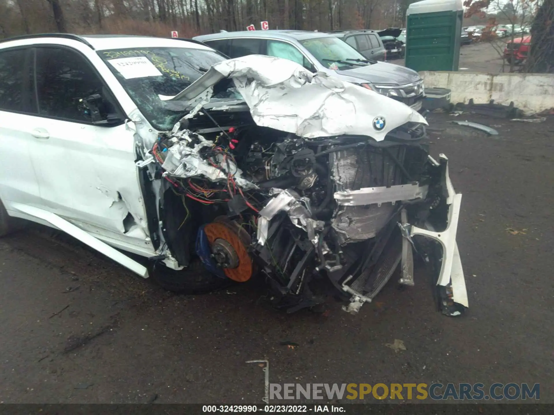 6 fotografías del automóvil dañado 5YMTS0C03L9B31789 BMW X3 M 2020
