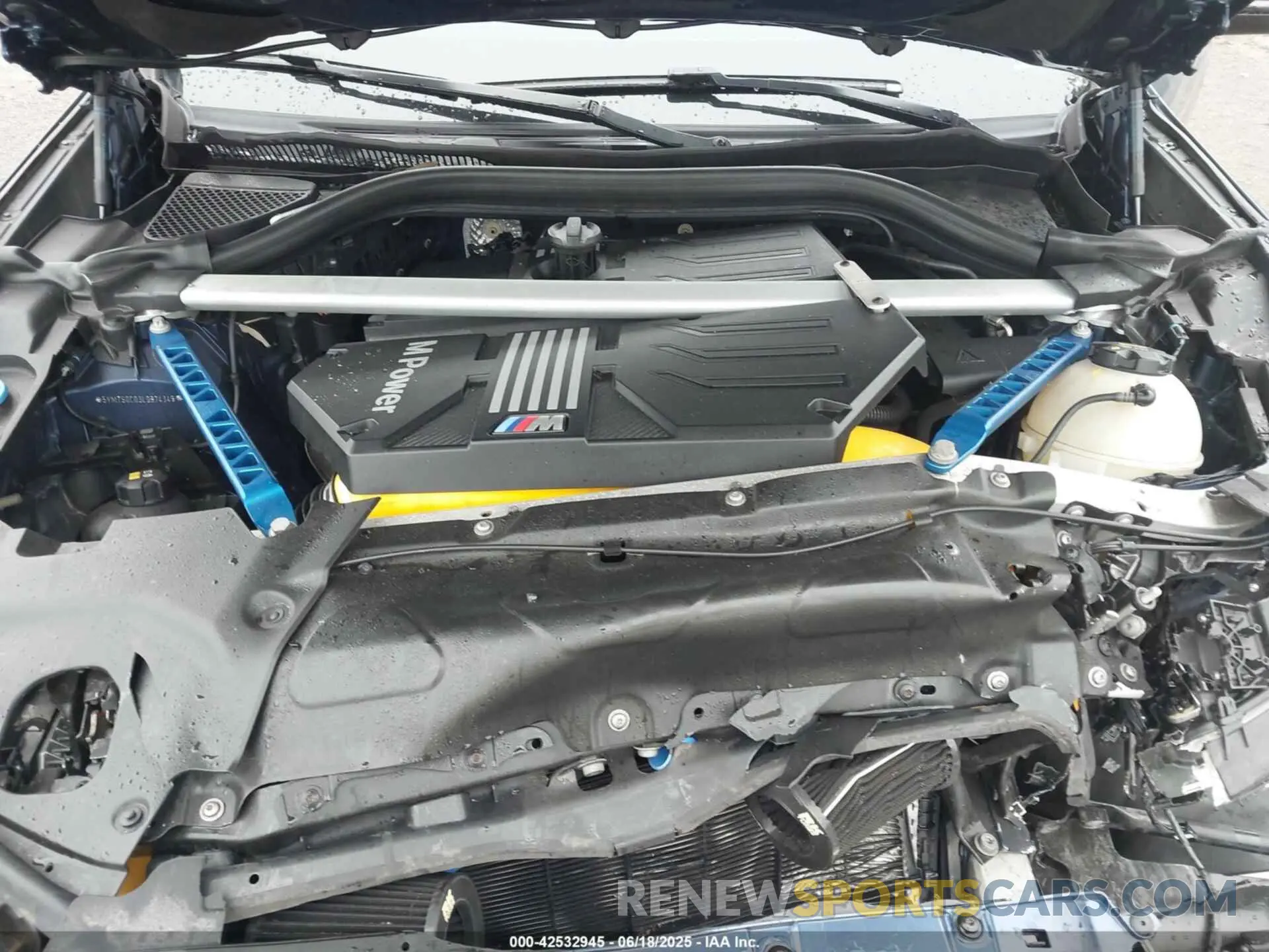 10 fotografías del automóvil dañado 5YMTS0C03L9B74349 BMW X3 M 2020
