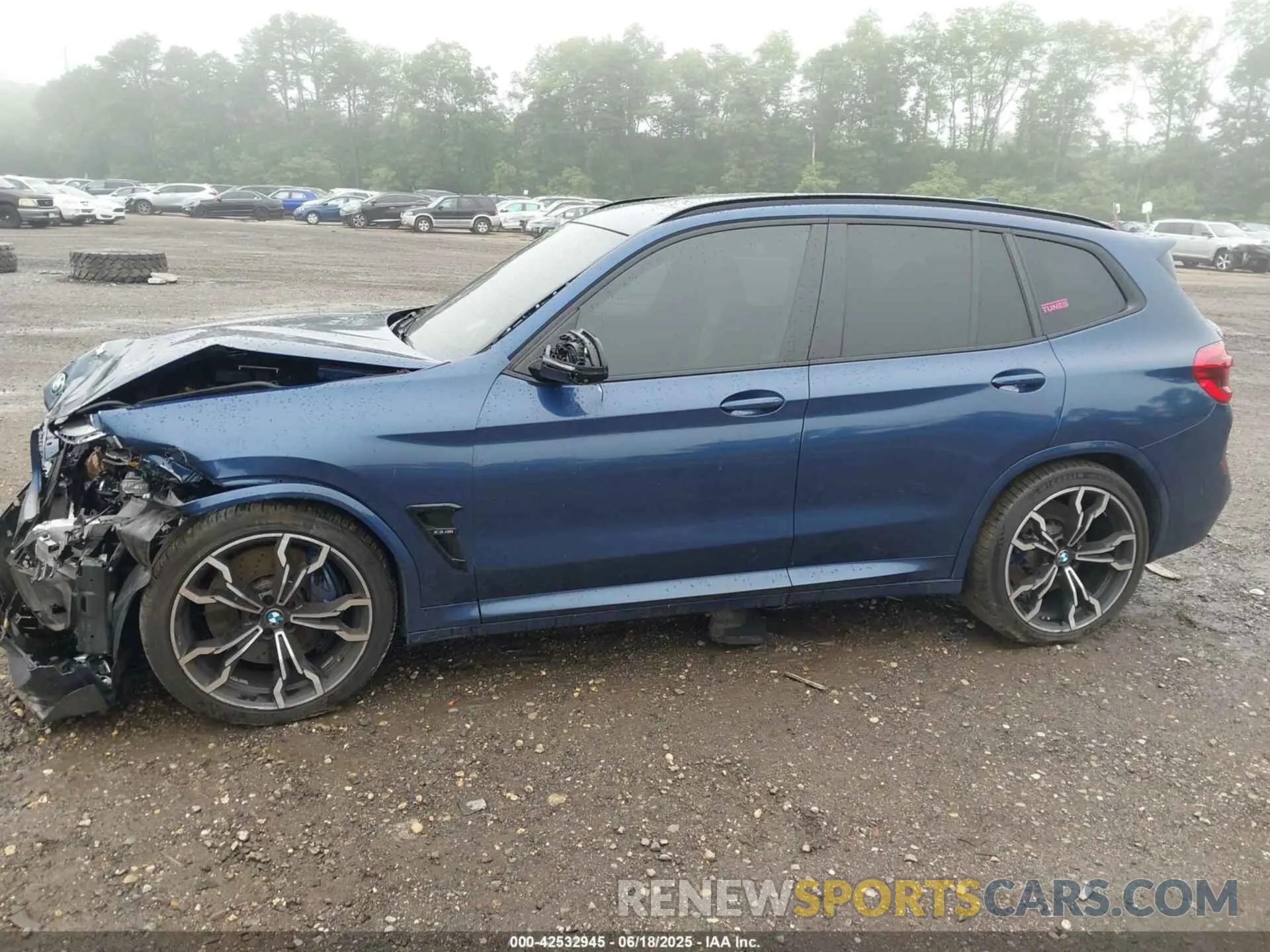 14 fotografías del automóvil dañado 5YMTS0C03L9B74349 BMW X3 M 2020