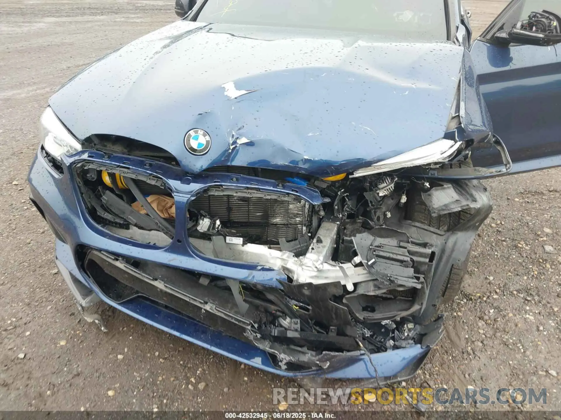 6 fotografías del automóvil dañado 5YMTS0C03L9B74349 BMW X3 M 2020