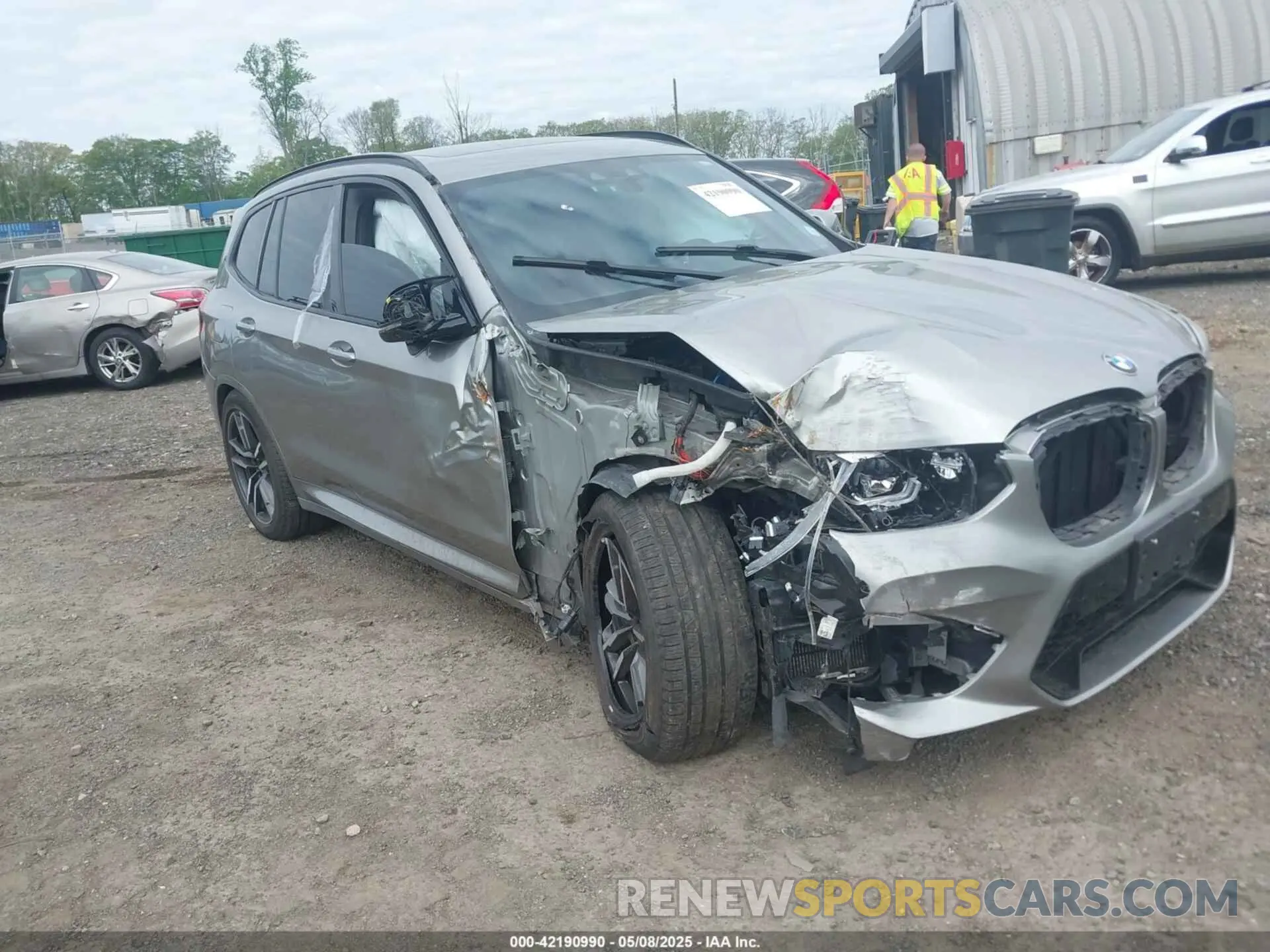 1 fotografías del automóvil dañado 5YMTS0C03L9C47882 BMW X3 M 2020