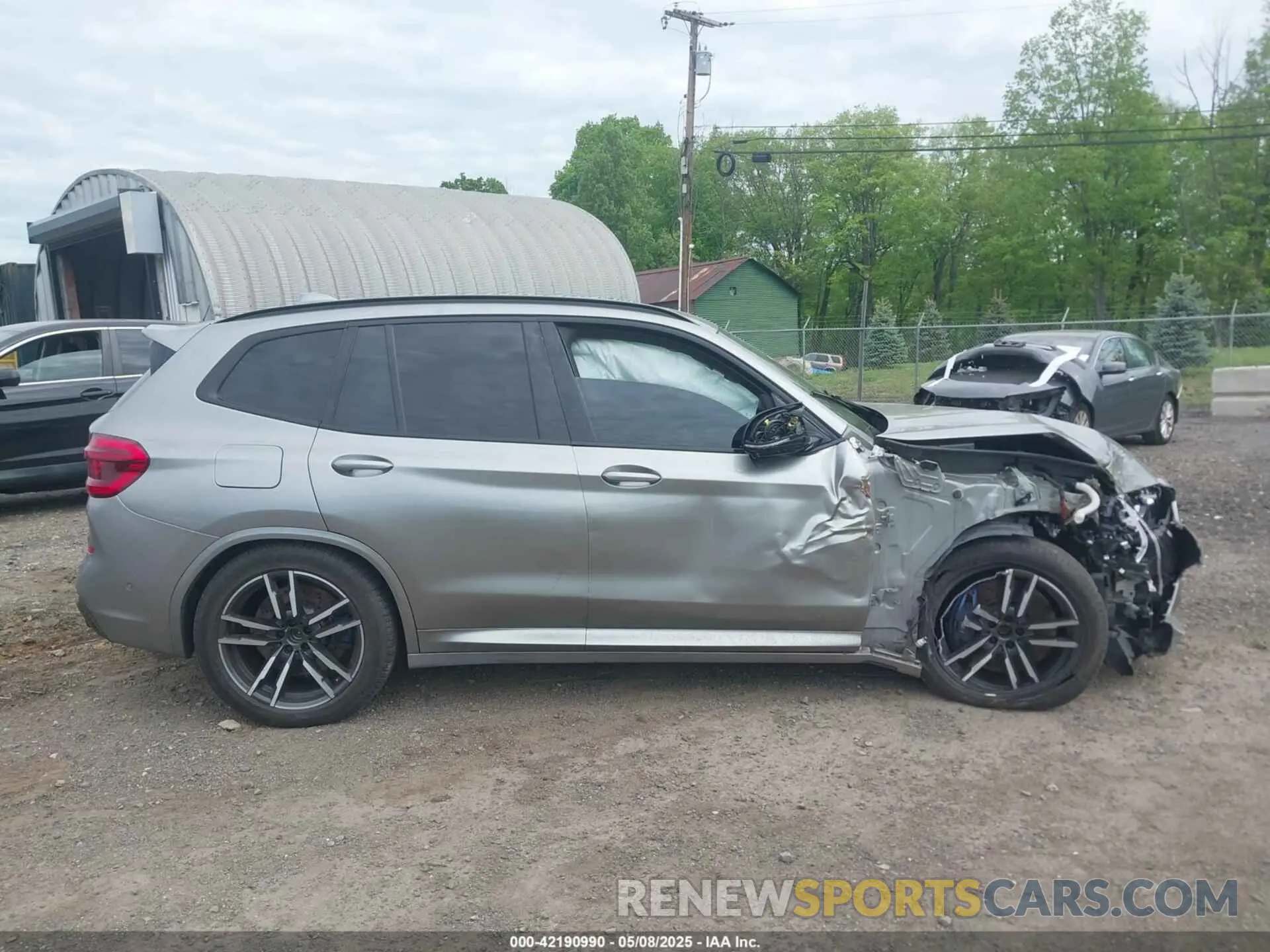 14 fotografías del automóvil dañado 5YMTS0C03L9C47882 BMW X3 M 2020