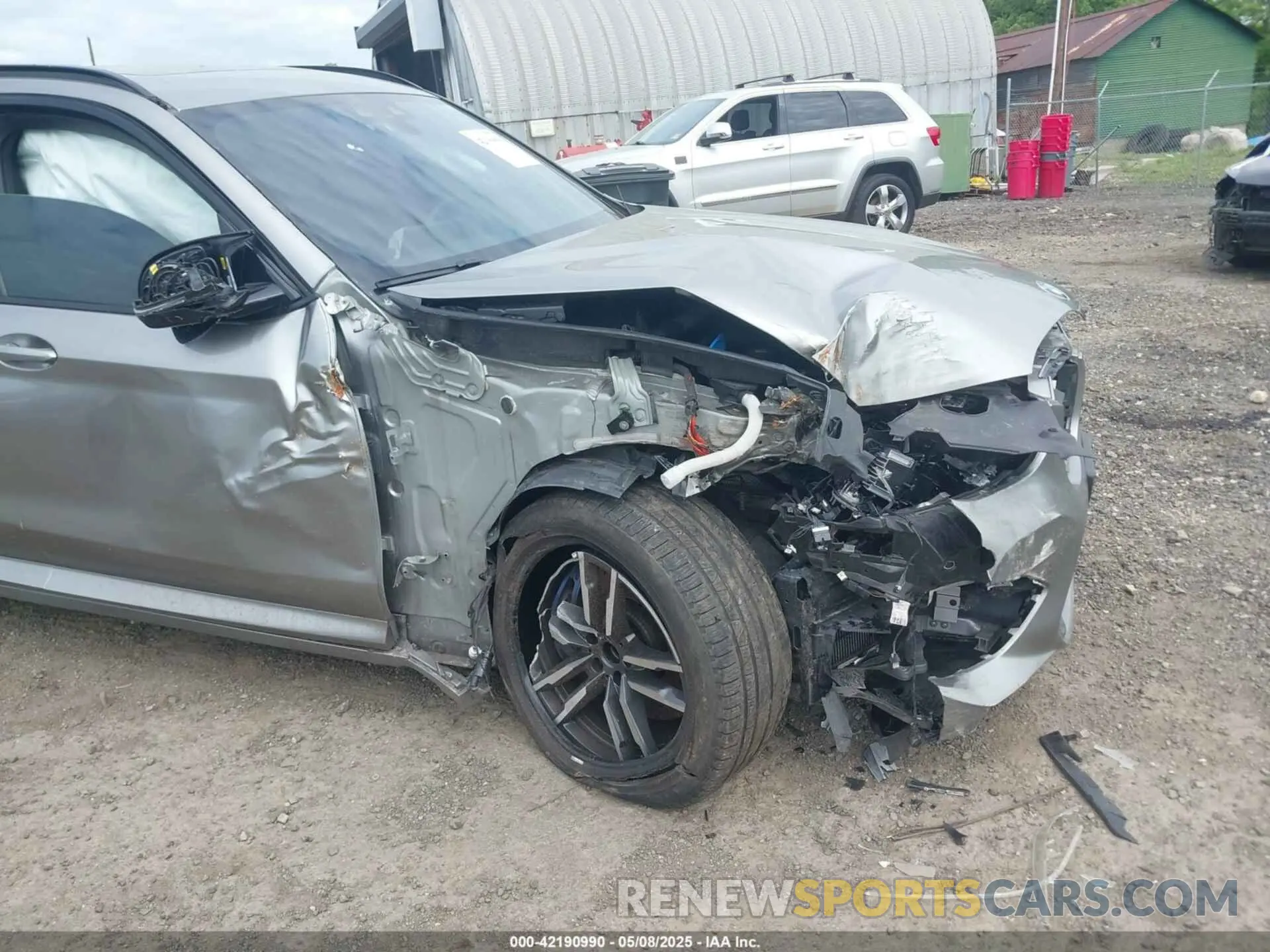 18 fotografías del automóvil dañado 5YMTS0C03L9C47882 BMW X3 M 2020