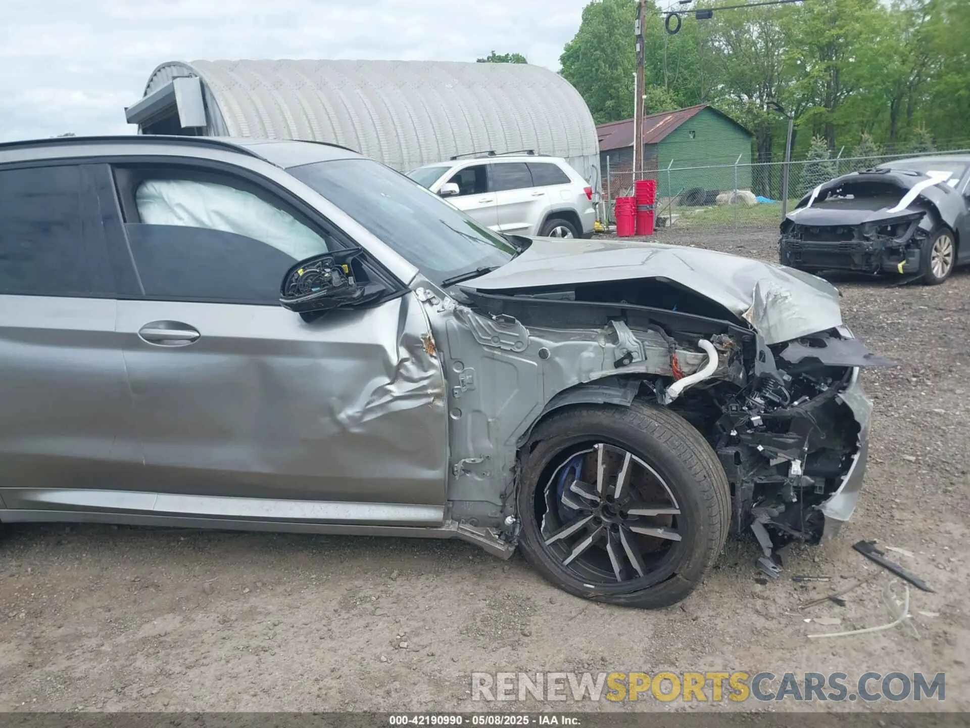 19 fotografías del automóvil dañado 5YMTS0C03L9C47882 BMW X3 M 2020