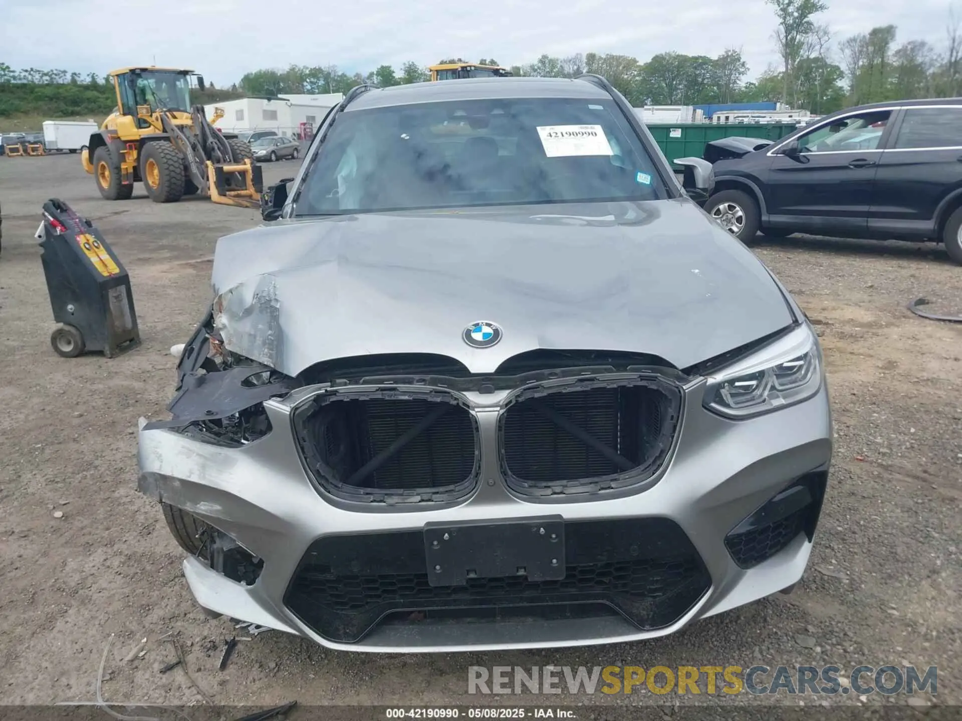 20 fotografías del automóvil dañado 5YMTS0C03L9C47882 BMW X3 M 2020