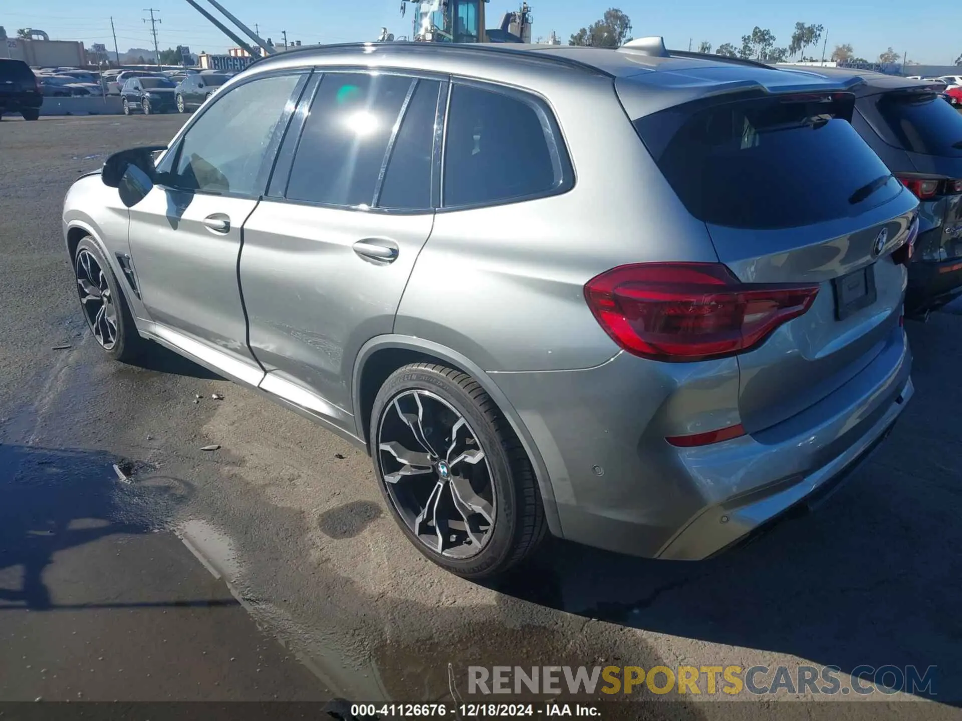 3 fotografías del automóvil dañado 5YMTS0C03LLA57759 BMW X3 M 2020