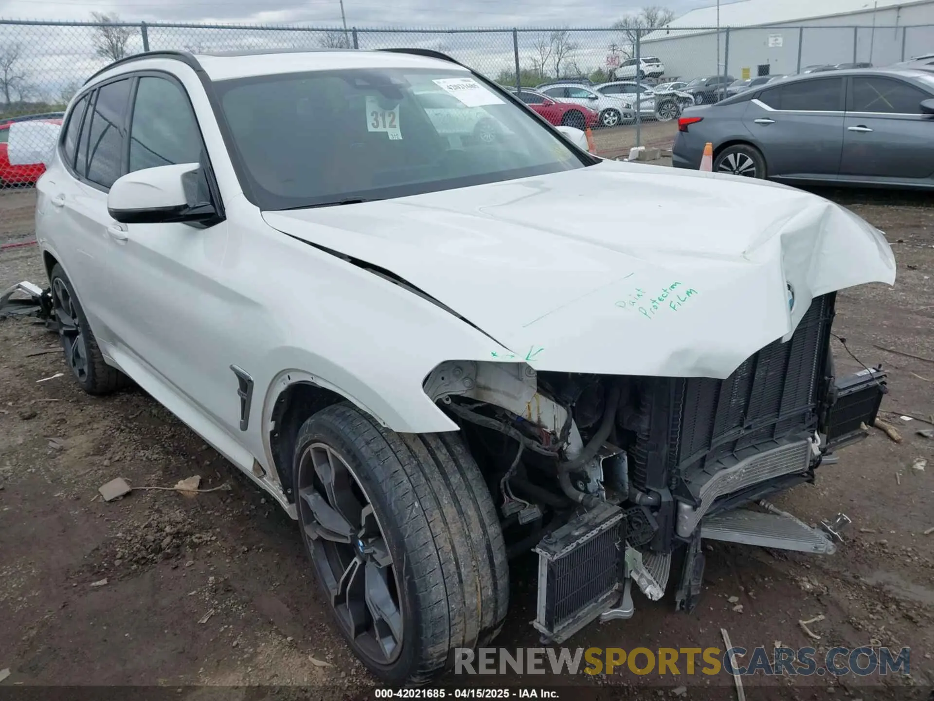 1 fotografías del automóvil dañado 5YMTS0C03LLT10754 BMW X3 M 2020