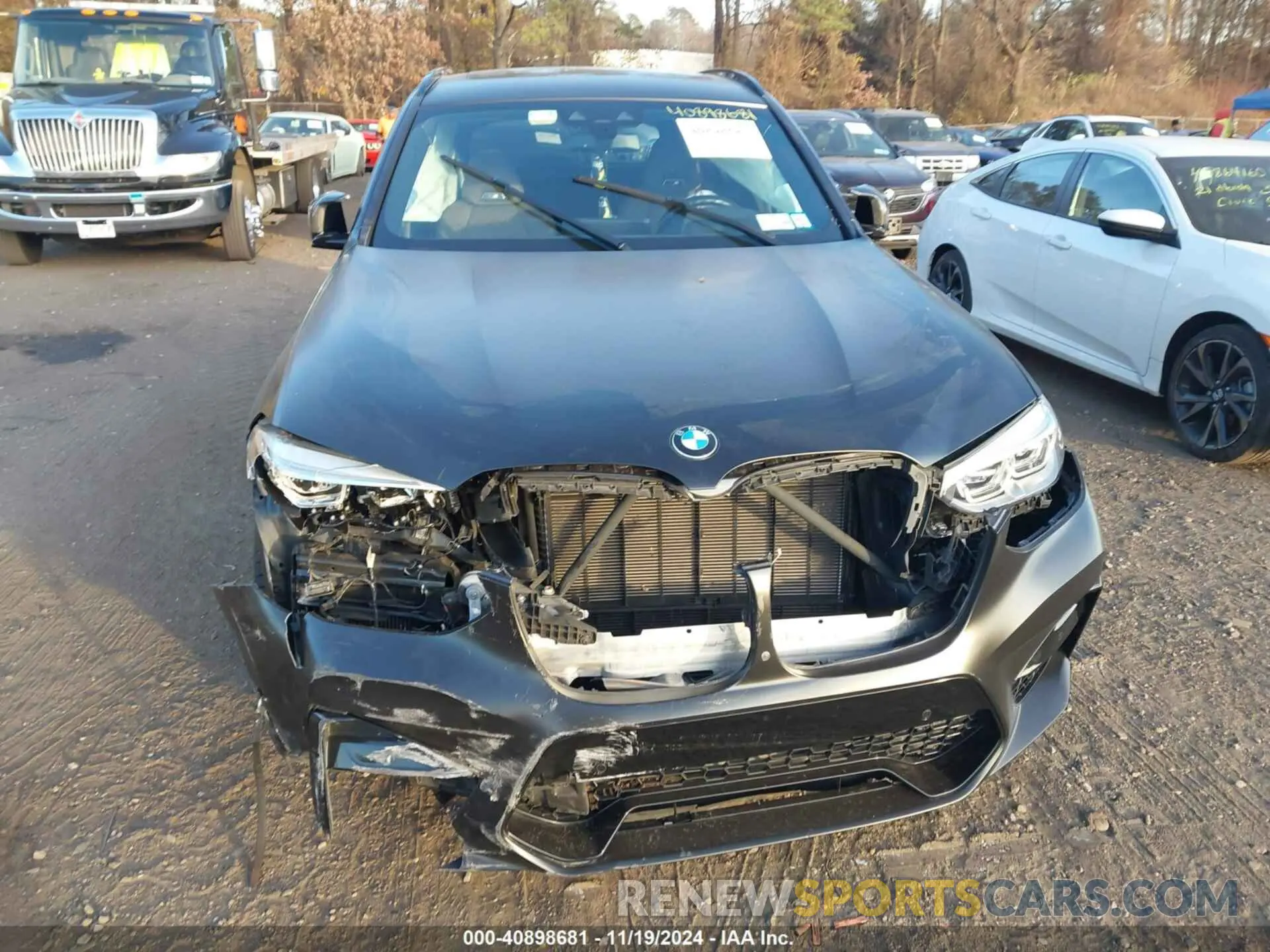 11 fotografías del automóvil dañado 5YMTS0C04L9B70097 BMW X3 M 2020