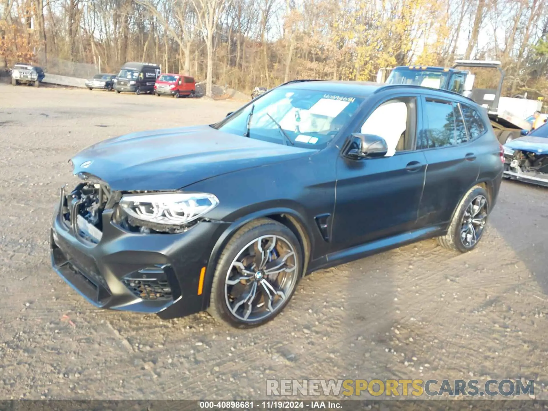2 fotografías del automóvil dañado 5YMTS0C04L9B70097 BMW X3 M 2020