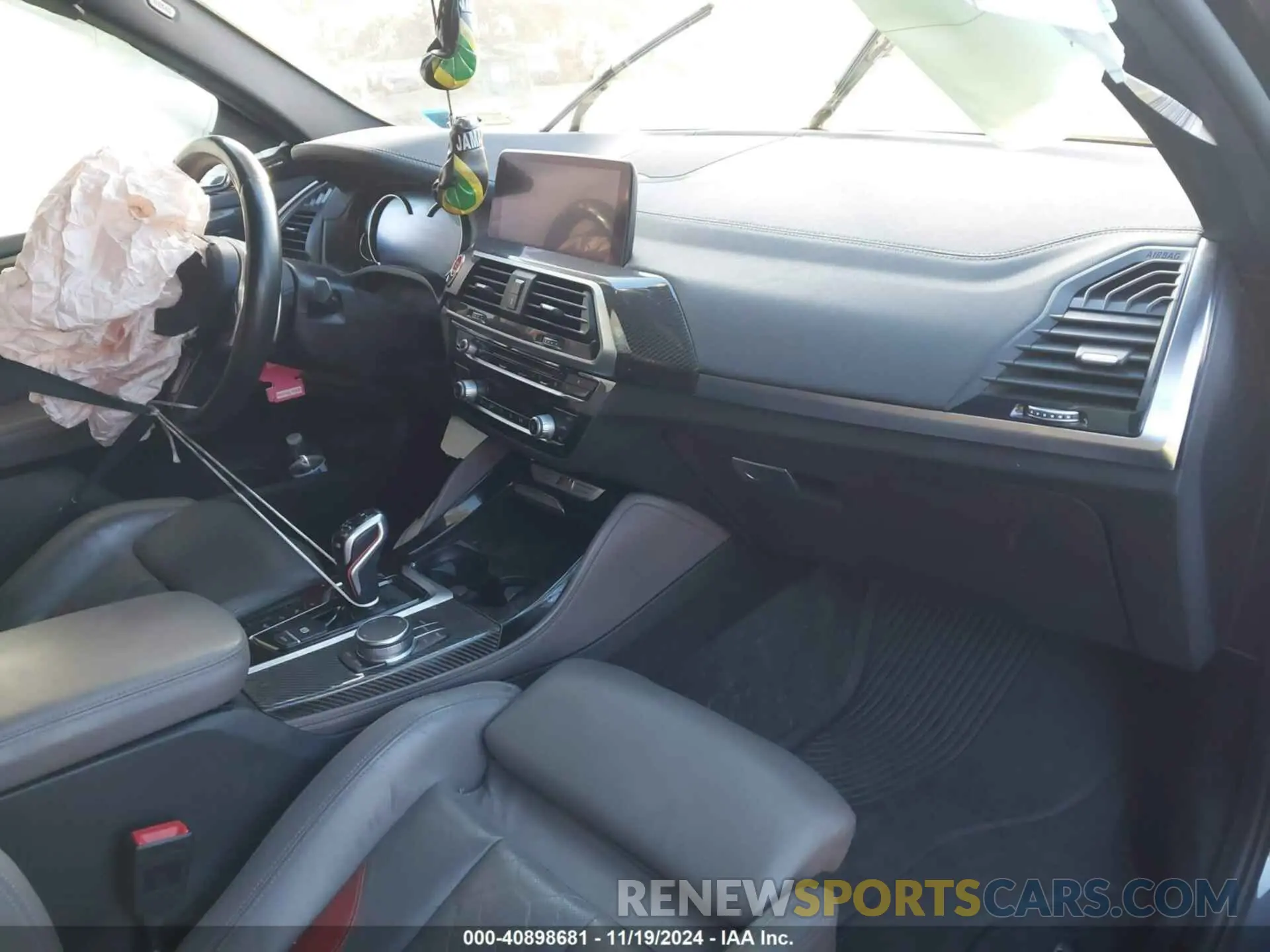 5 fotografías del automóvil dañado 5YMTS0C04L9B70097 BMW X3 M 2020