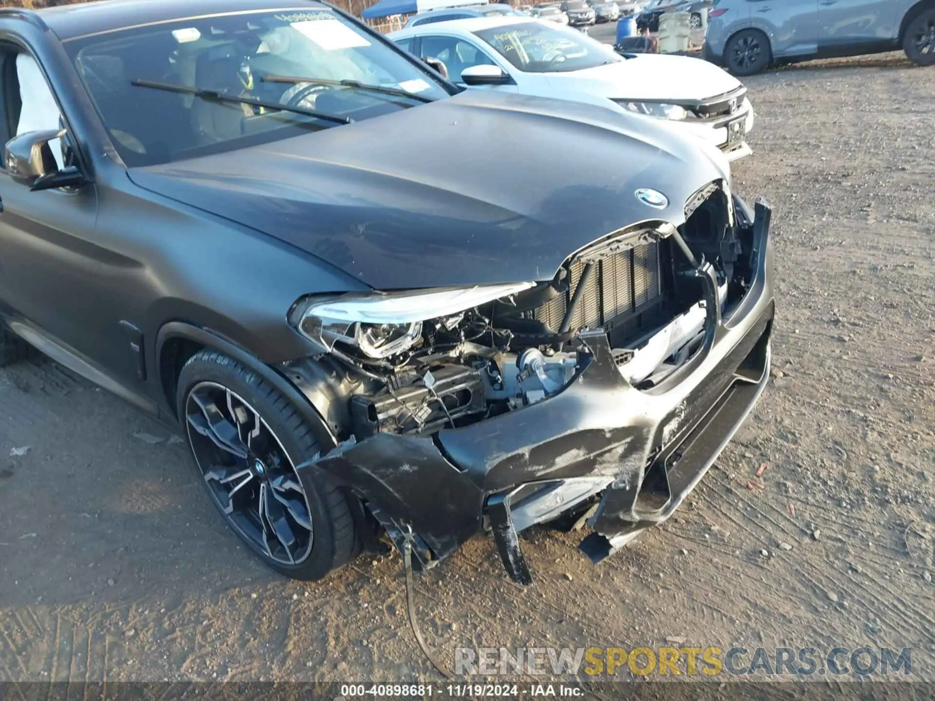 6 fotografías del automóvil dañado 5YMTS0C04L9B70097 BMW X3 M 2020