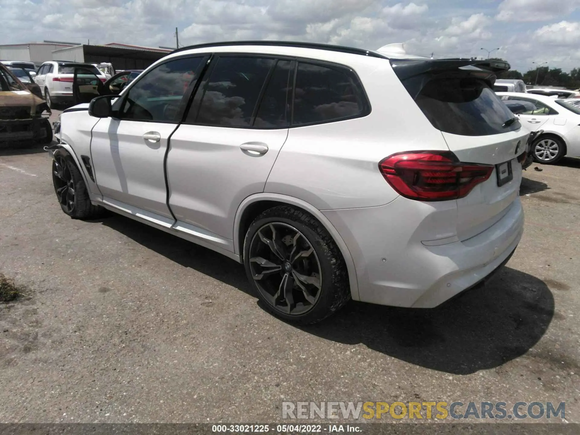 3 fotografías del automóvil dañado 5YMTS0C05LLT11078 BMW X3 M 2020