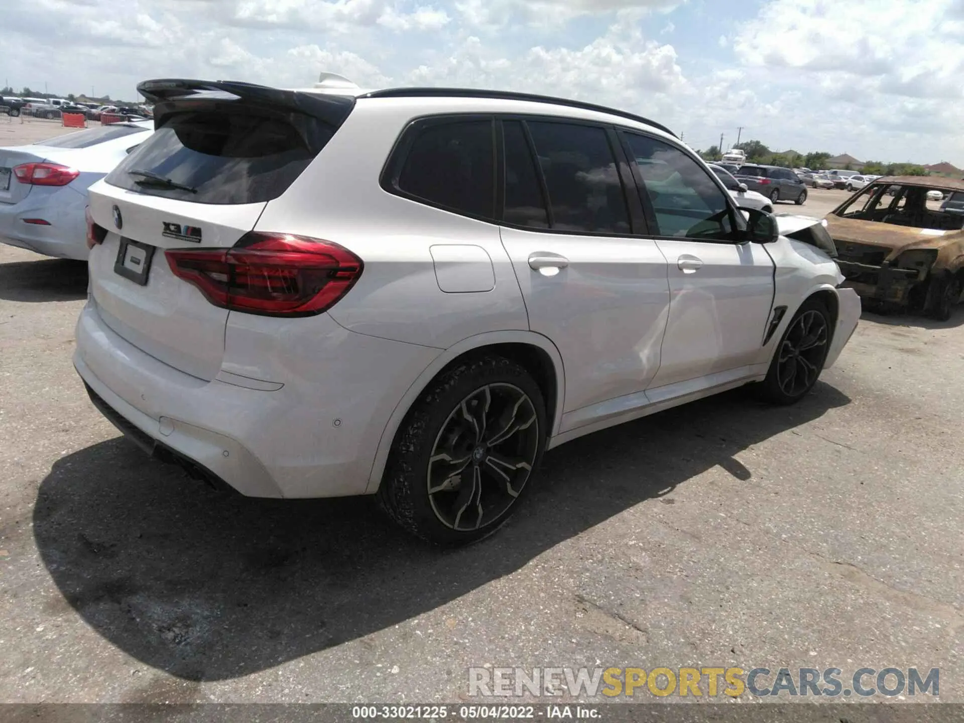 4 fotografías del automóvil dañado 5YMTS0C05LLT11078 BMW X3 M 2020