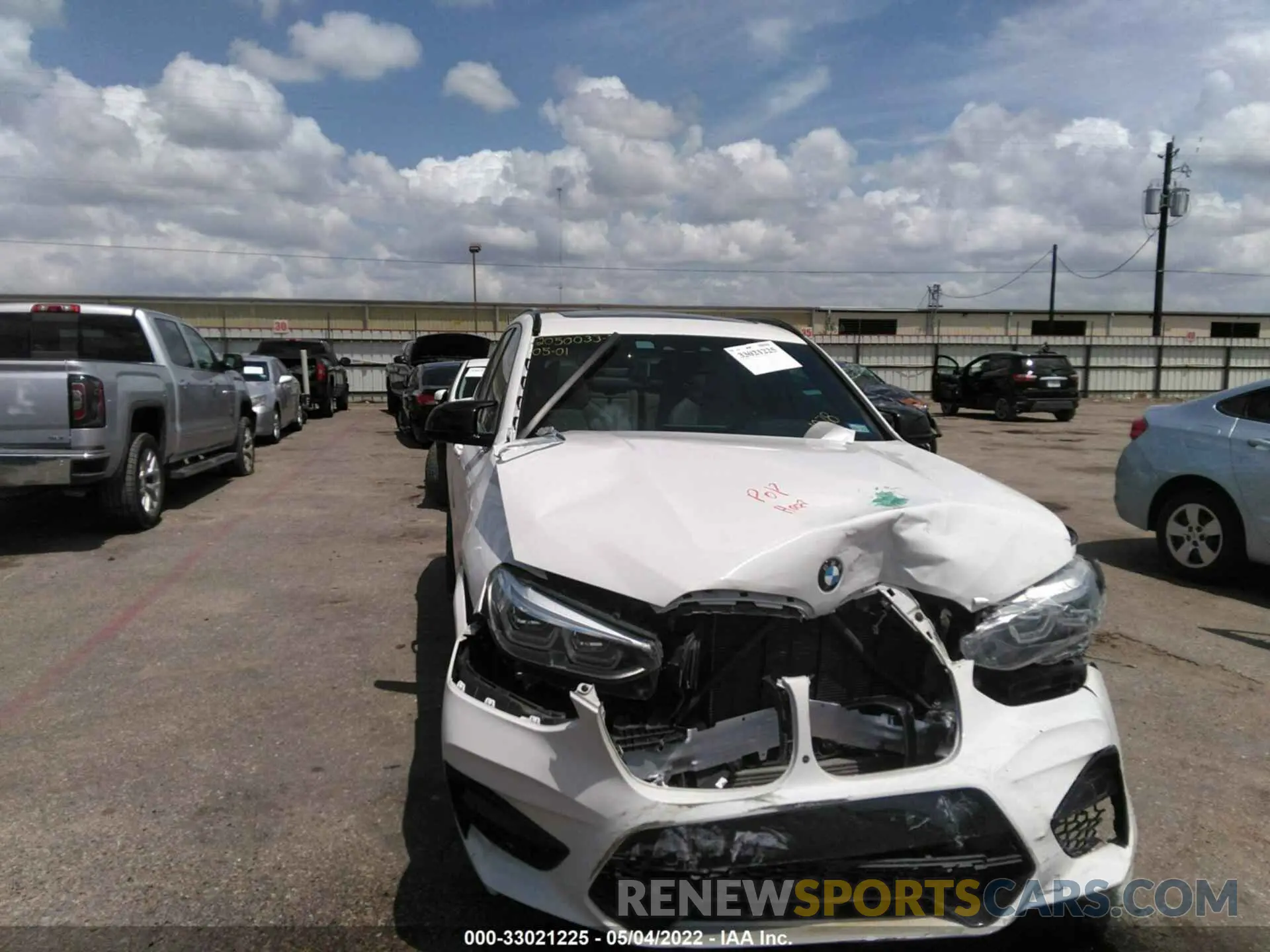 6 fotografías del automóvil dañado 5YMTS0C05LLT11078 BMW X3 M 2020
