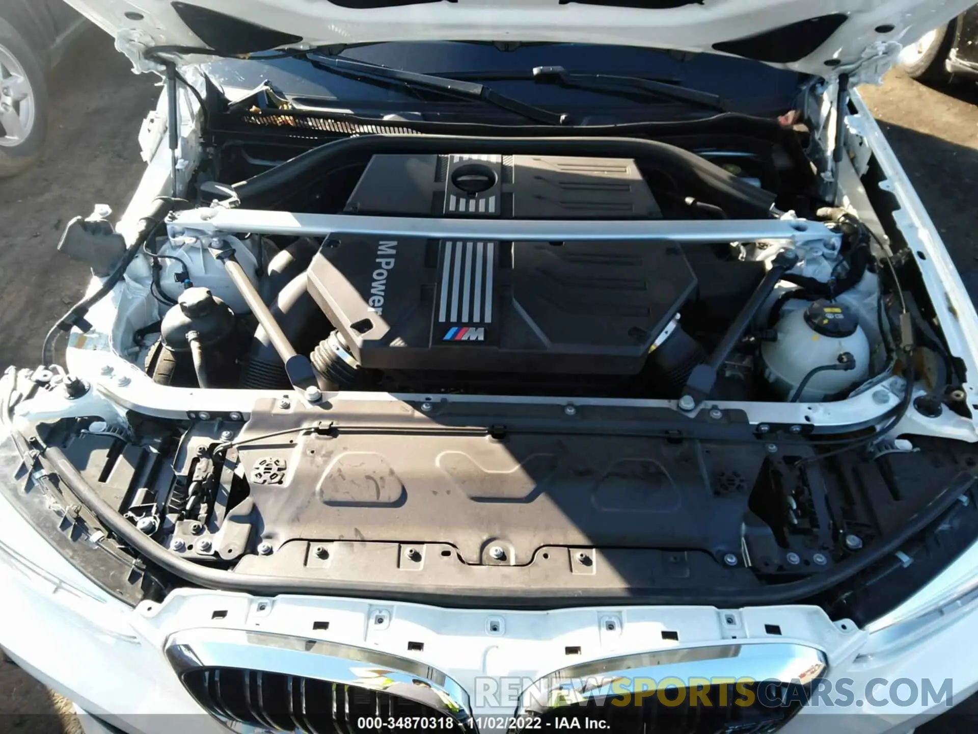 10 fotografías del automóvil dañado 5YMTS0C07L9B47137 BMW X3 M 2020