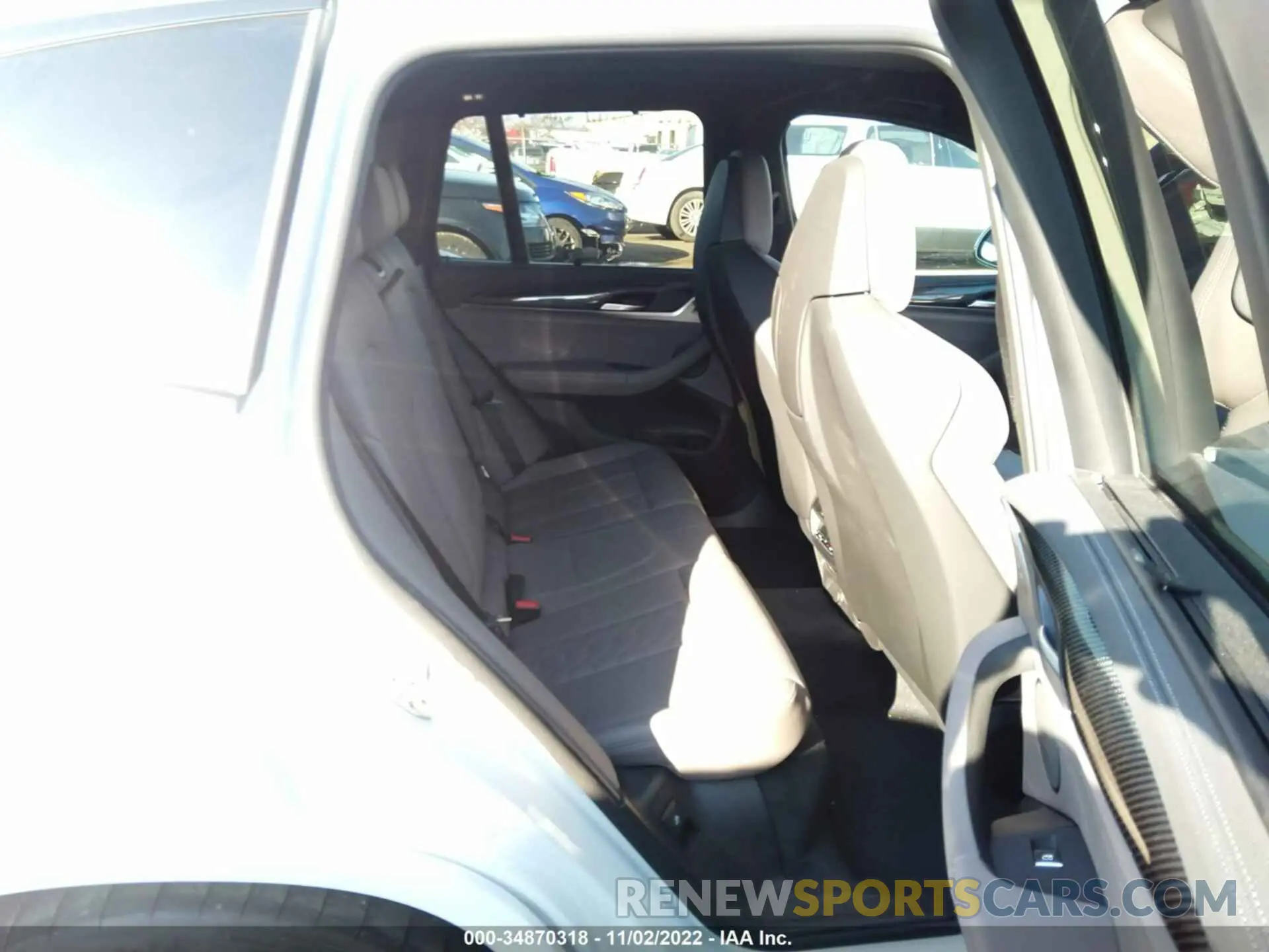 8 fotografías del automóvil dañado 5YMTS0C07L9B47137 BMW X3 M 2020