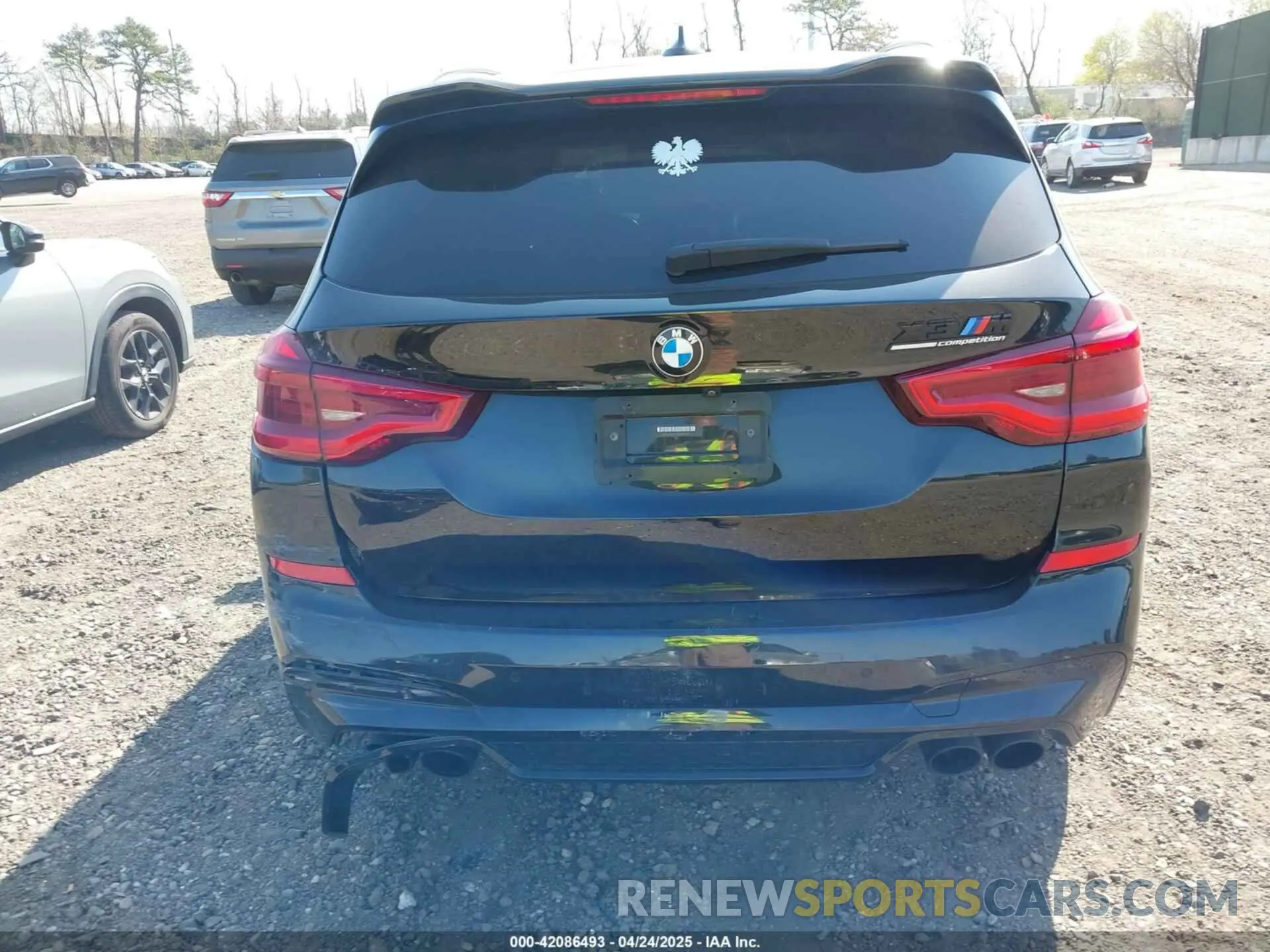 16 fotografías del automóvil dañado 5YMTS0C08L9B17273 BMW X3 M 2020