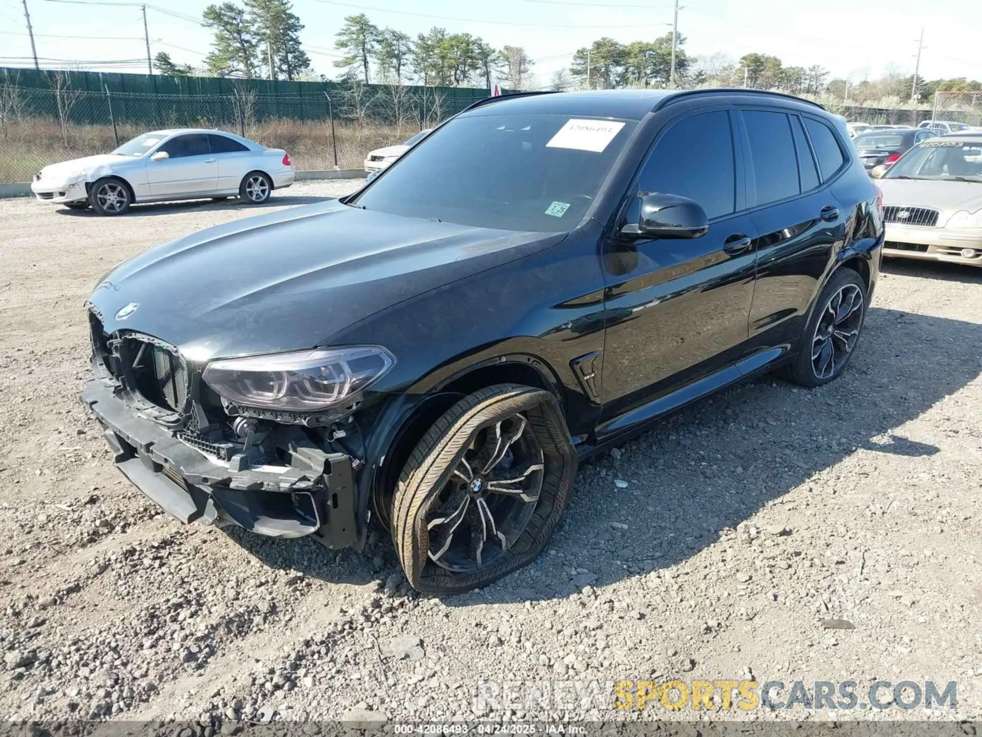 2 fotografías del automóvil dañado 5YMTS0C08L9B17273 BMW X3 M 2020