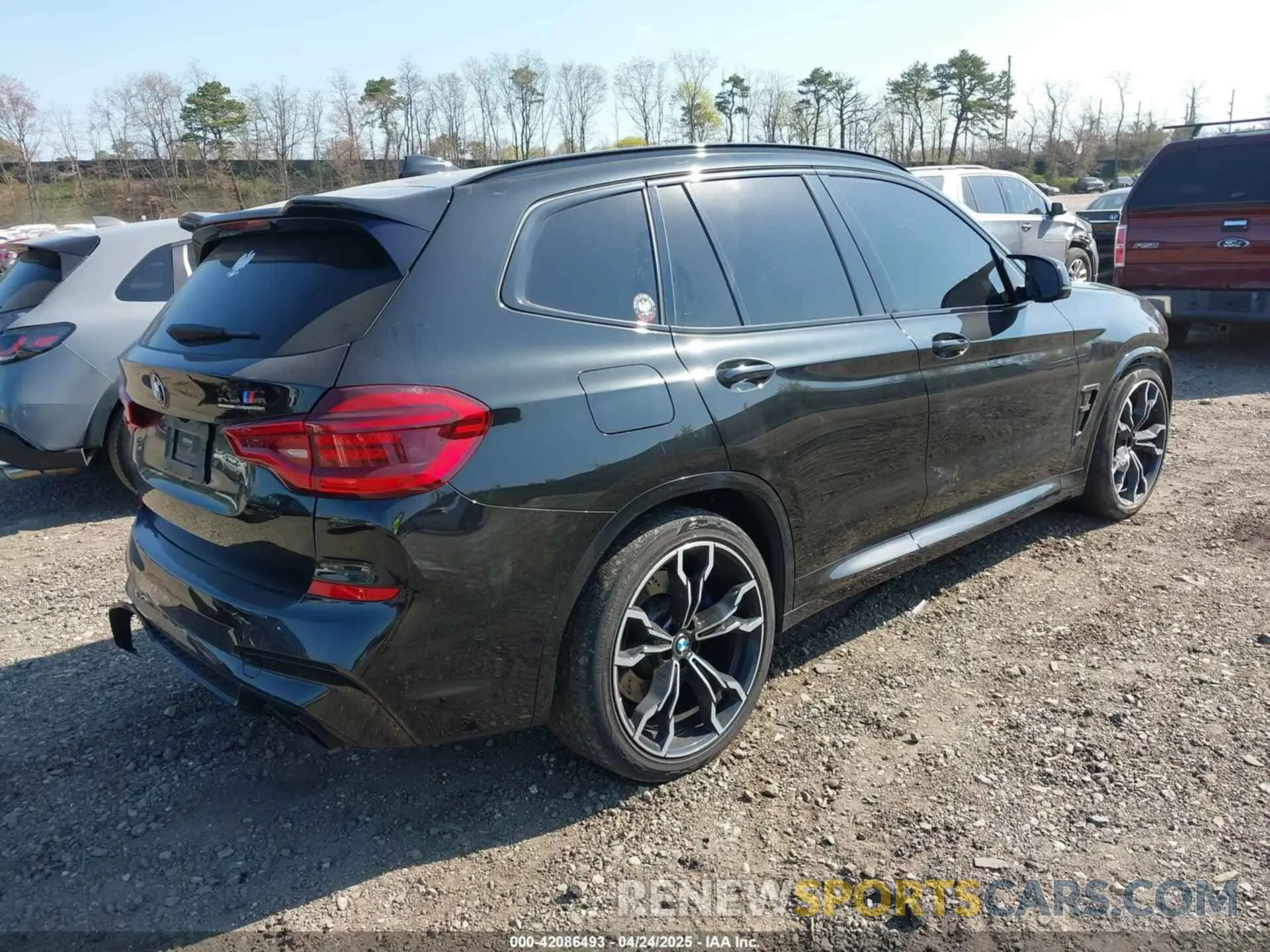 4 fotografías del automóvil dañado 5YMTS0C08L9B17273 BMW X3 M 2020