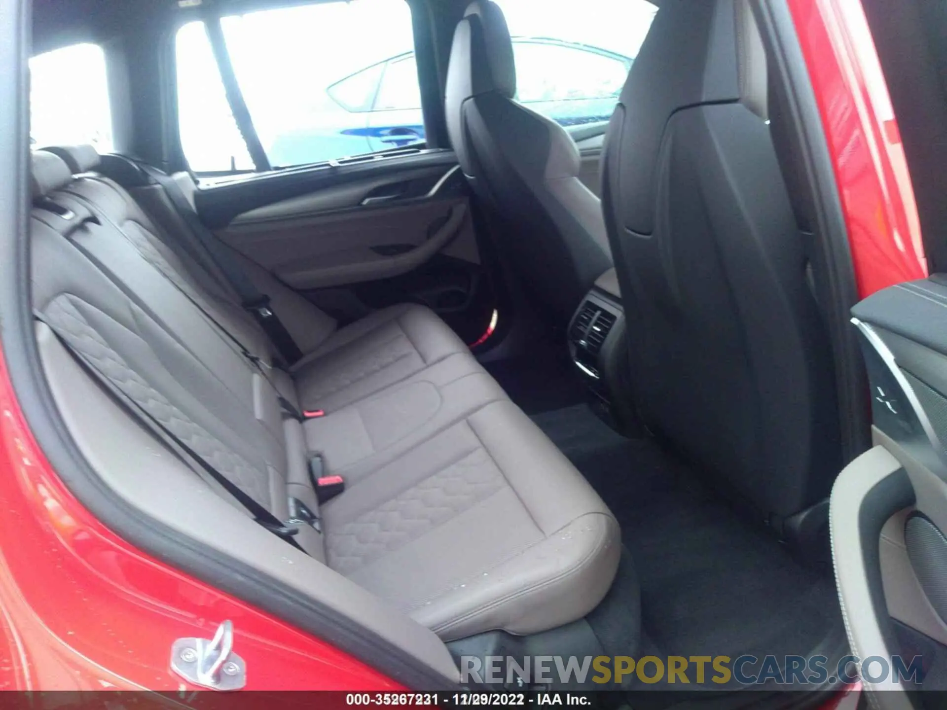 8 fotografías del automóvil dañado 5YMTS0C08L9B41489 BMW X3 M 2020