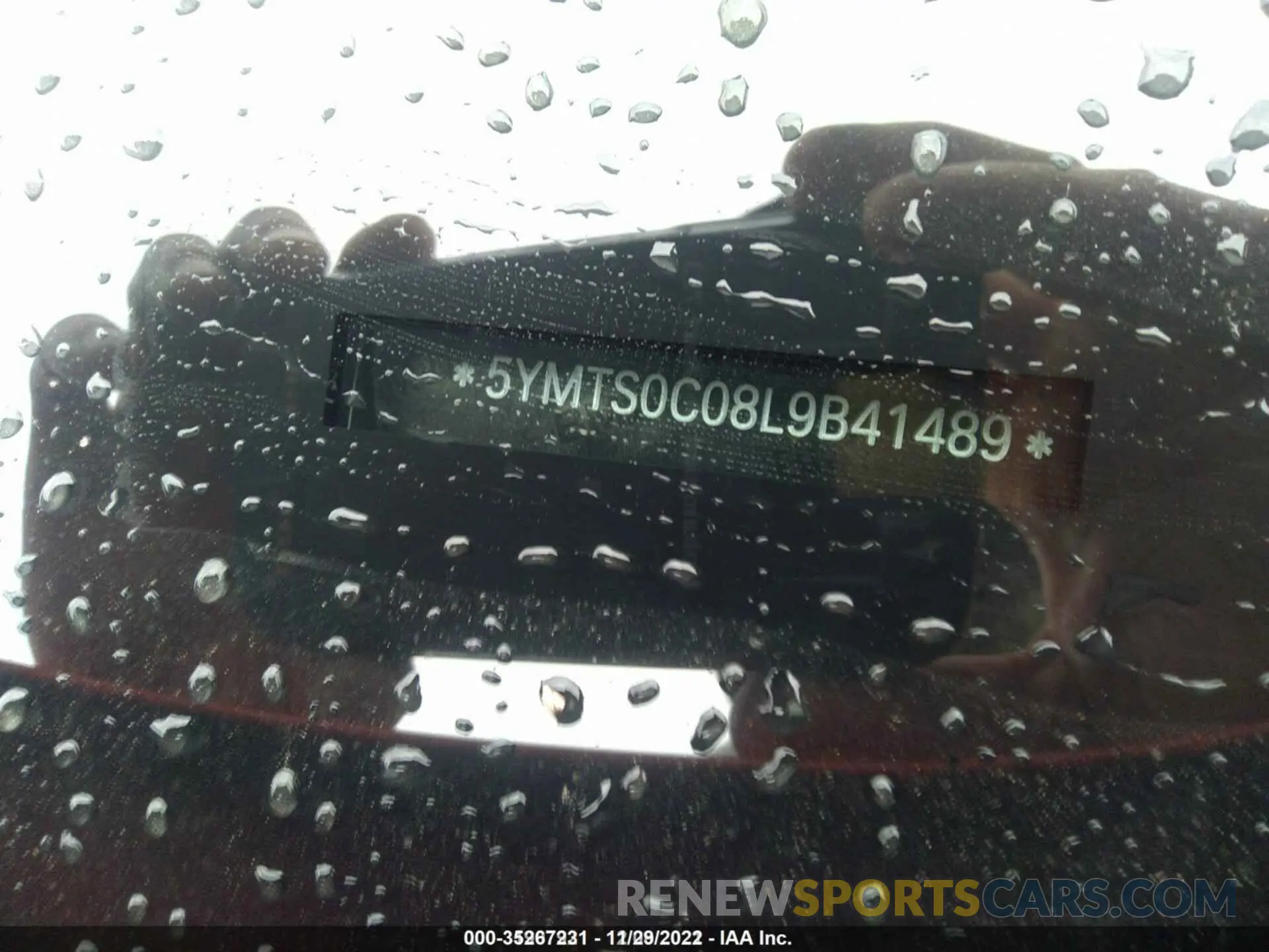 9 fotografías del automóvil dañado 5YMTS0C08L9B41489 BMW X3 M 2020