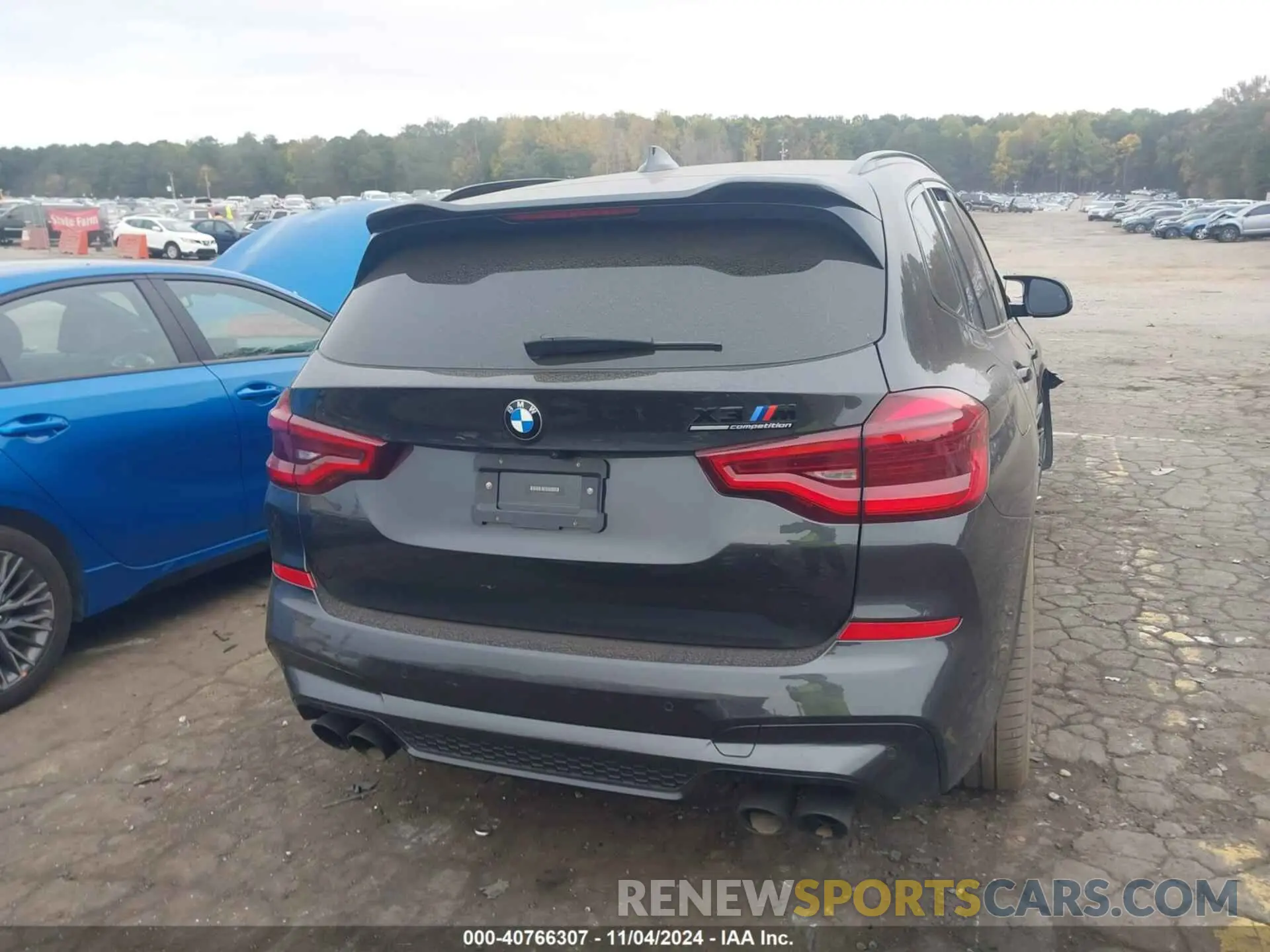 15 fotografías del automóvil dañado 5YMTS0C0XL9B49044 BMW X3 M 2020