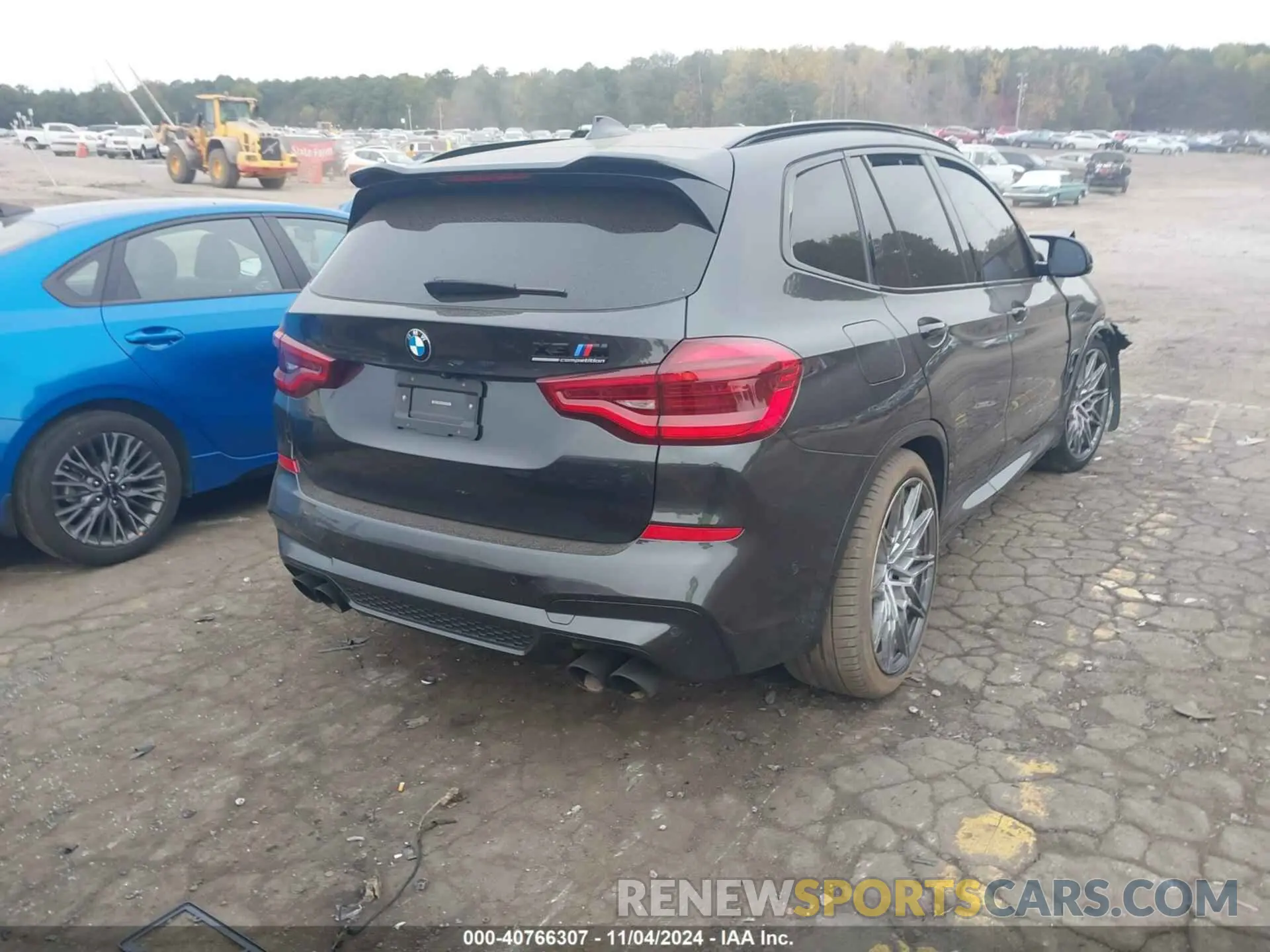 4 fotografías del automóvil dañado 5YMTS0C0XL9B49044 BMW X3 M 2020